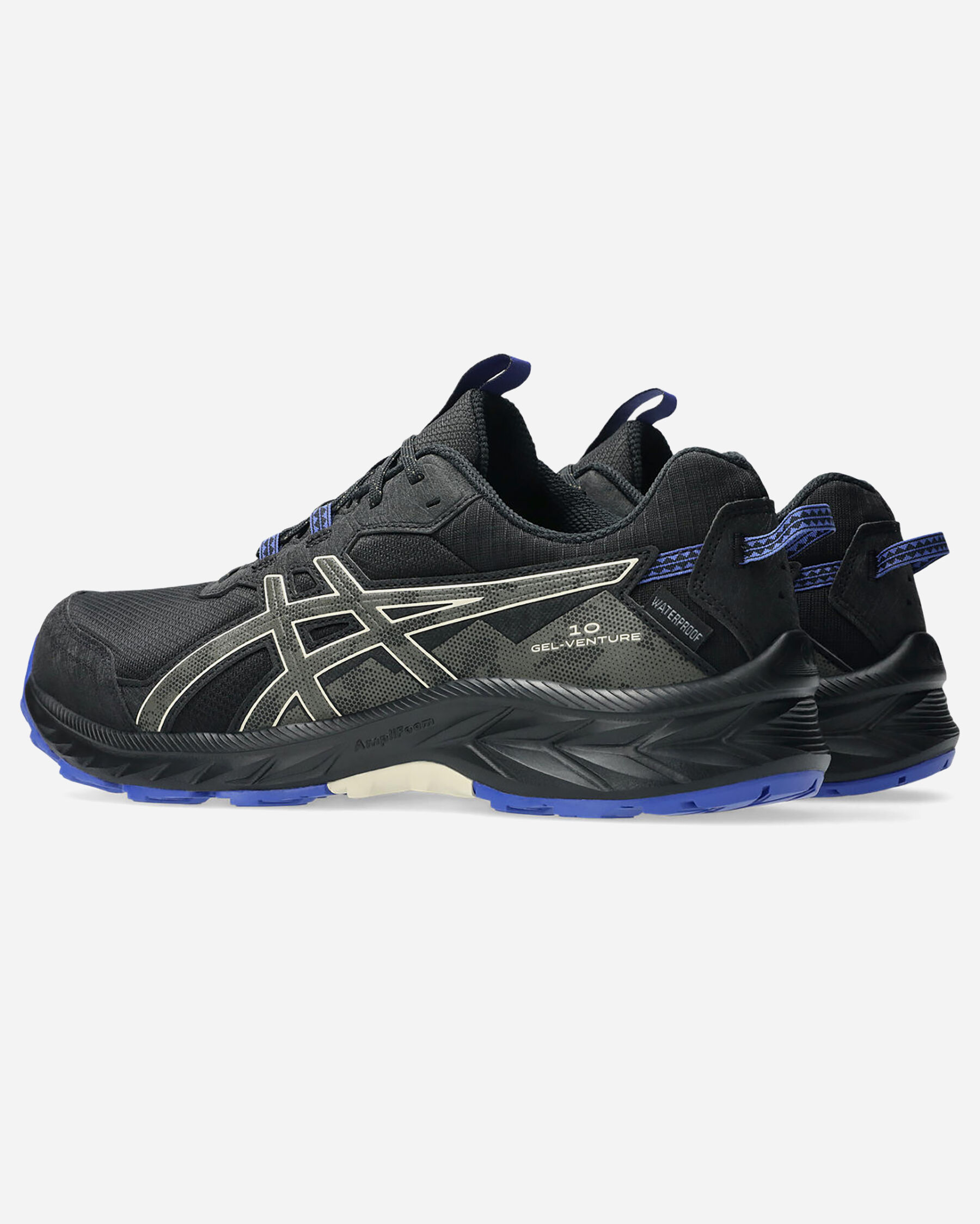 Gel-venture 10 Waterproof Erkek Siyah Outdoor Koşu Ayakkabısı