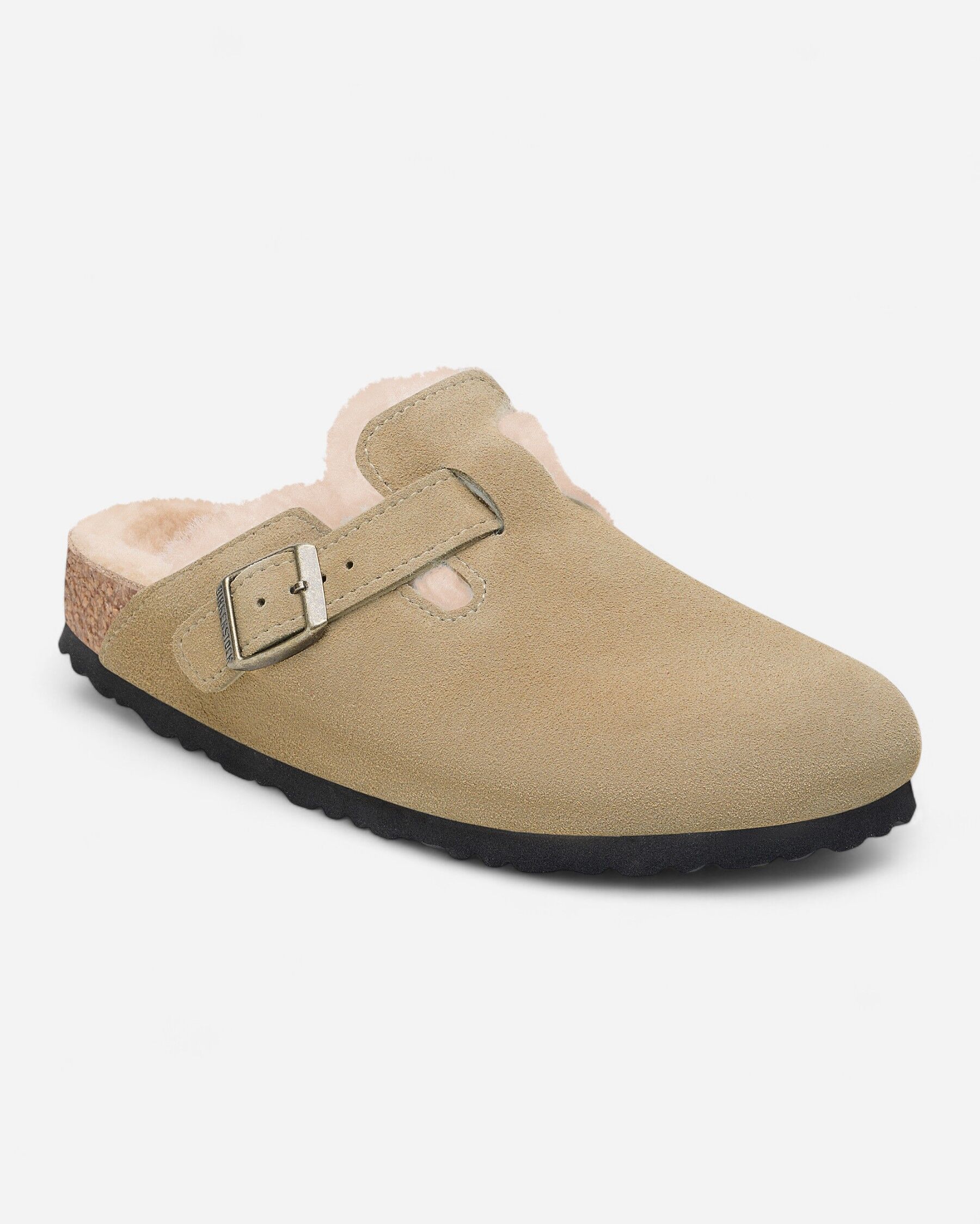 Birkenstock モカシン 37 （24cm）ベージュ Boston Vl Shearling Unisex Bej Terlik 1028299