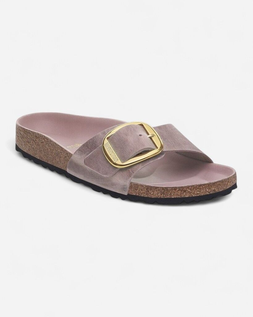Resim Madrid Big Buckle Oiled Leather