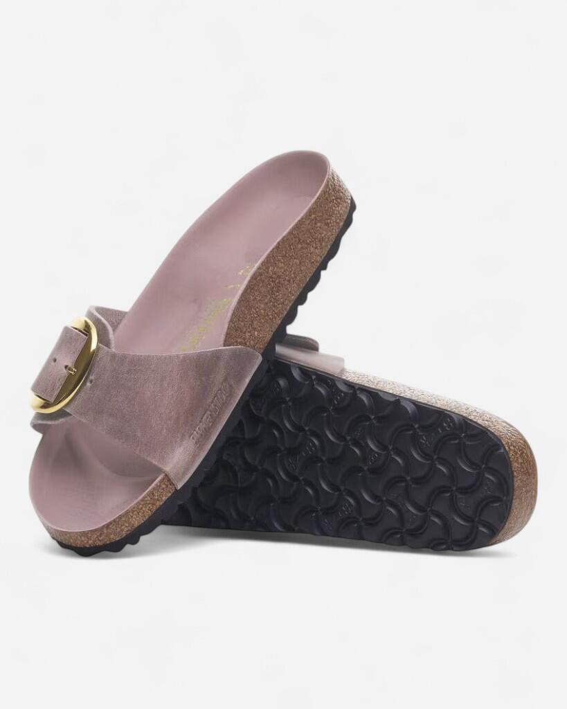 Resim Madrid Big Buckle Oiled Leather