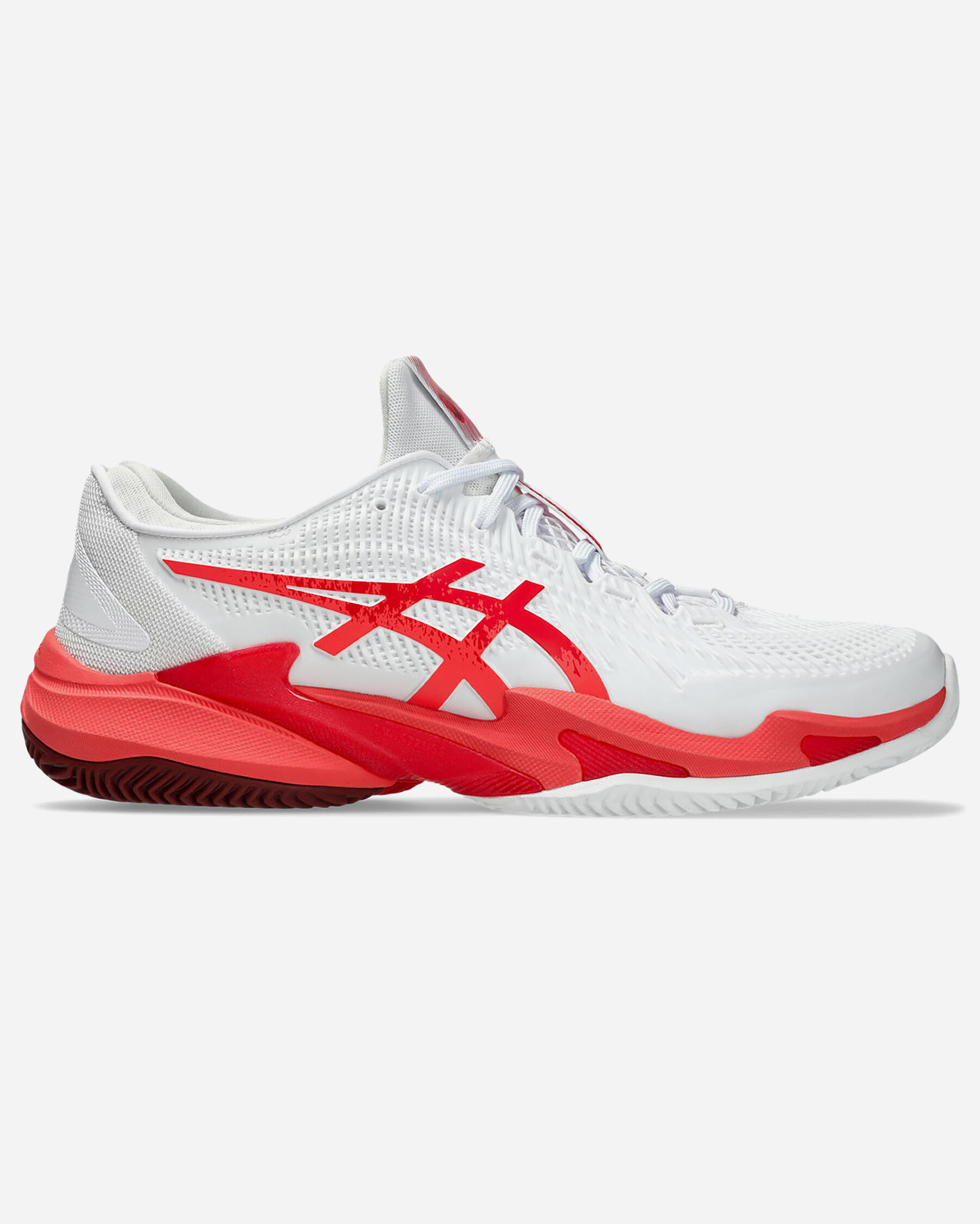 国内未発売　アシックス　COURT FF3 NOVAK CLAY 26cm Court Ff 3 Novak Clay Erkek Beyaz Tenis Ayakkabısı 1041A521-966