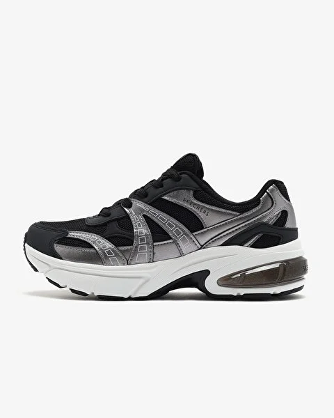 Skechers Shadow - Stellar 90 Kadın Siyah Sneakers 177357 BLK