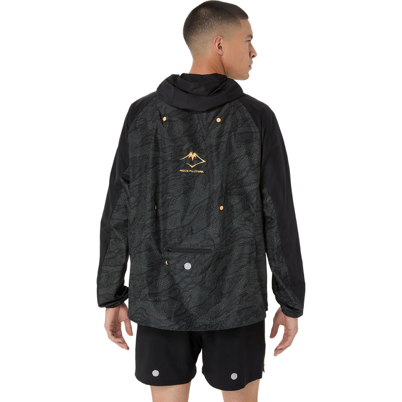 Fujitrail Packable Windbreaker Erkek Siyah Ceket 2011D389-002