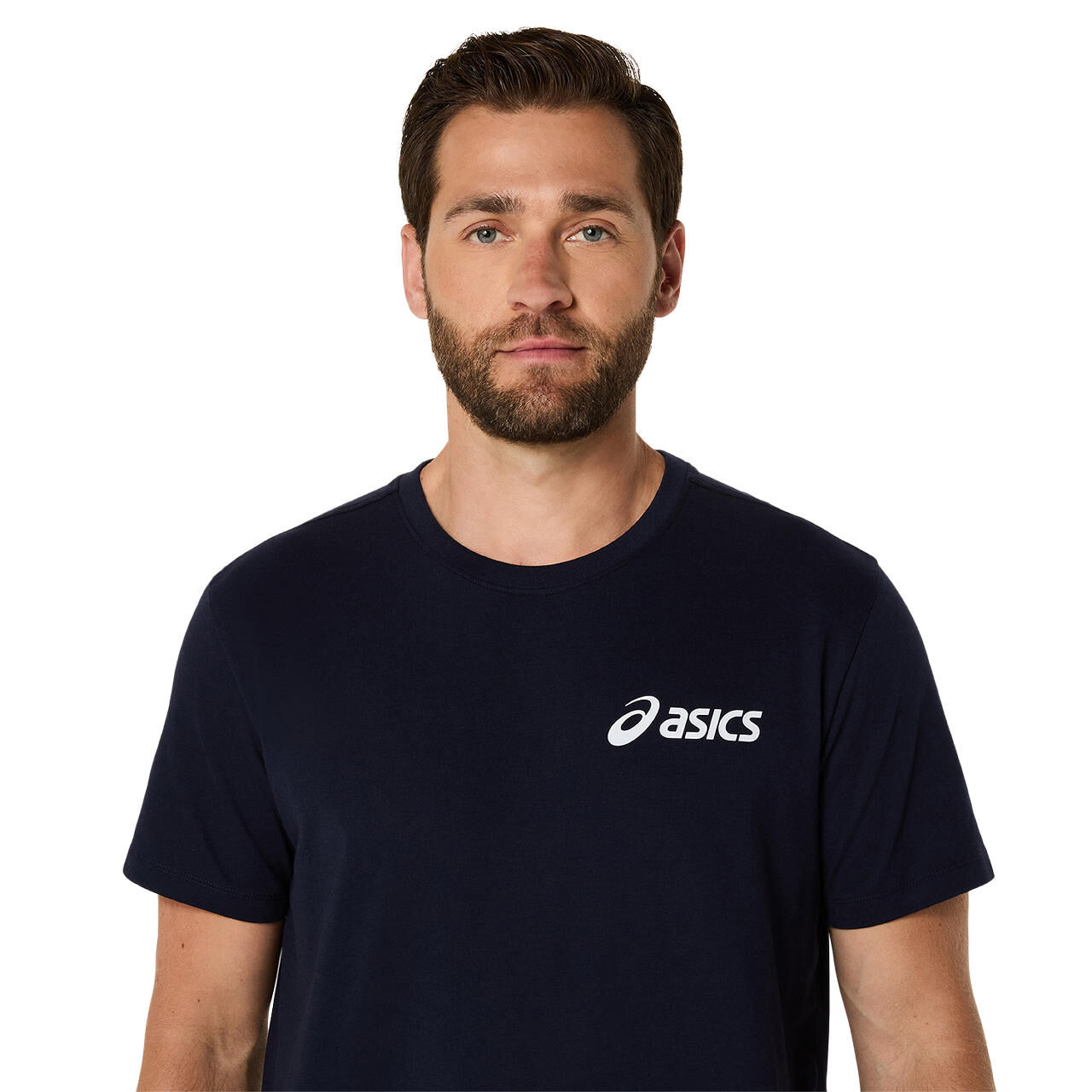 Asics Chest Logo Ss Tee Erkek Lacivert Kısa Kollu Tshirt 2031E659-402