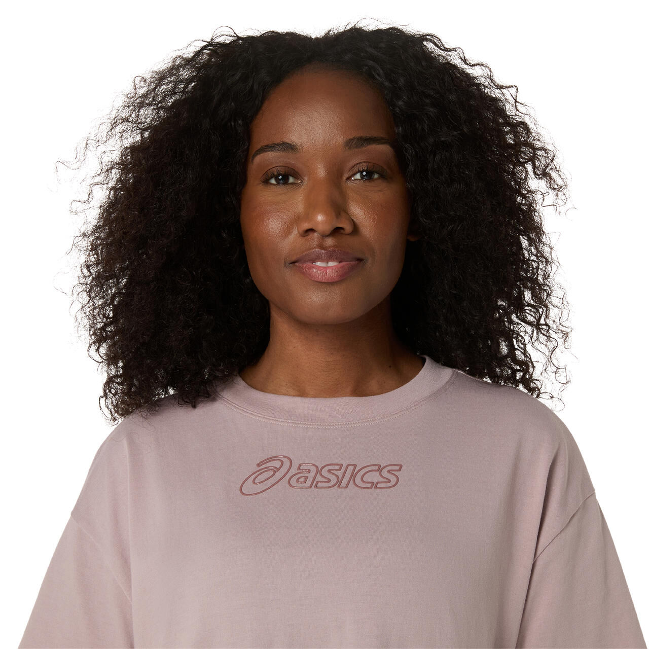 Asics Logo Tee Kadın Pembe Kısa Kollu Tshirt 2032C843-702