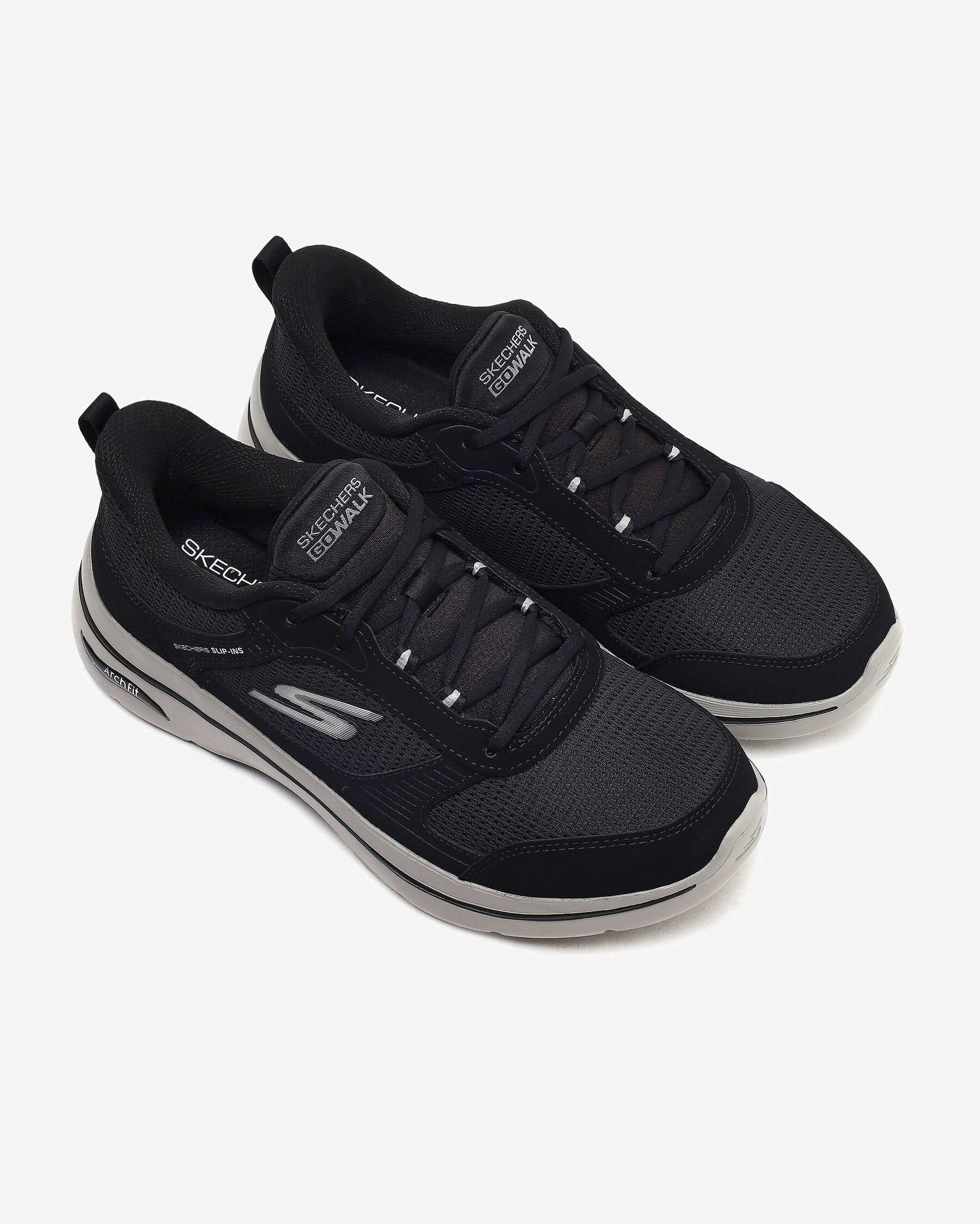 Go Walk Arch Fit 2.0 Seared Erkek Siyah Yürüyüş Ayakkabısı 216650 BKGY