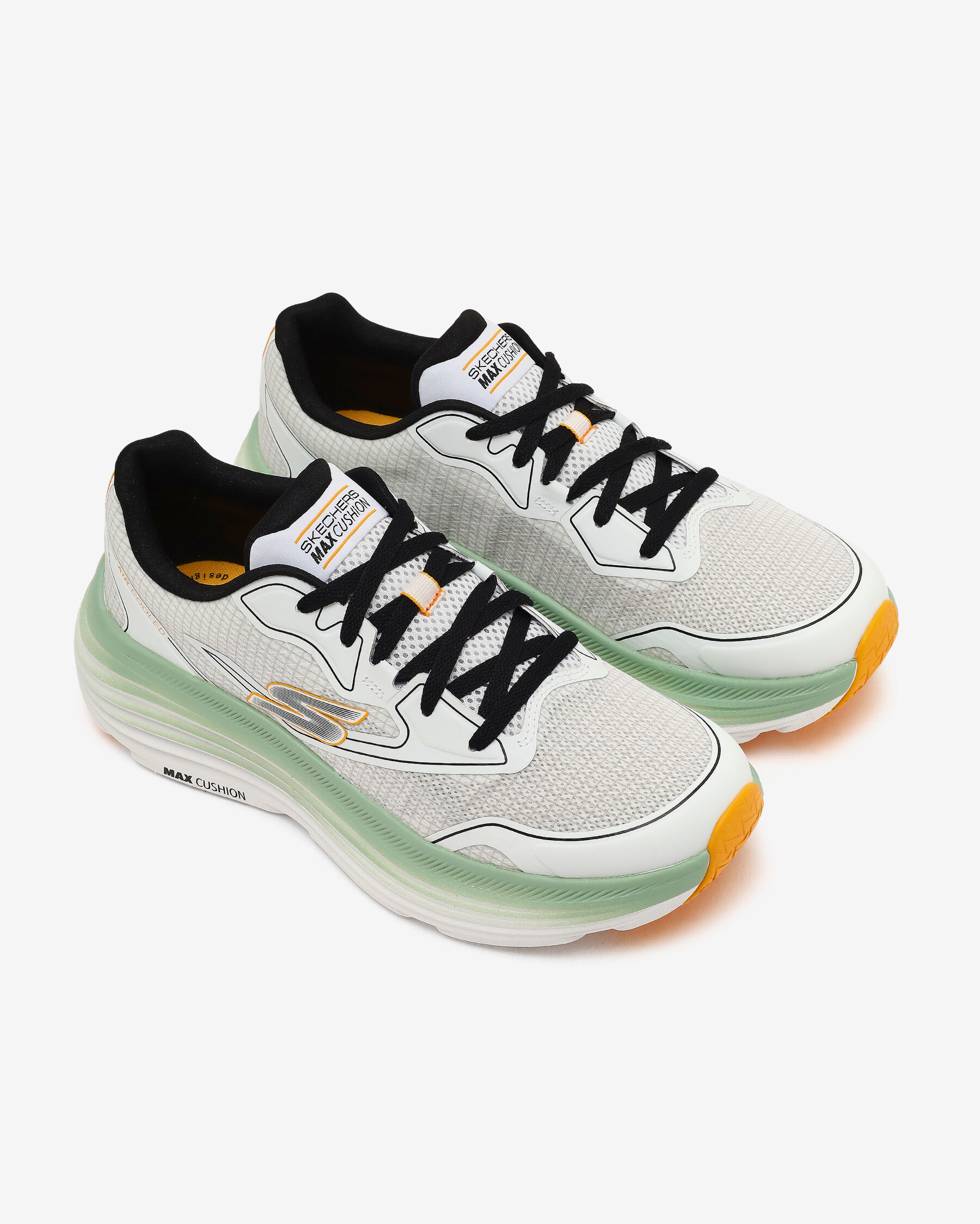 Max Cushioning Endeavour - Sp Erkek Beyaz Koşu Ayakkabısı 220615 WMLT