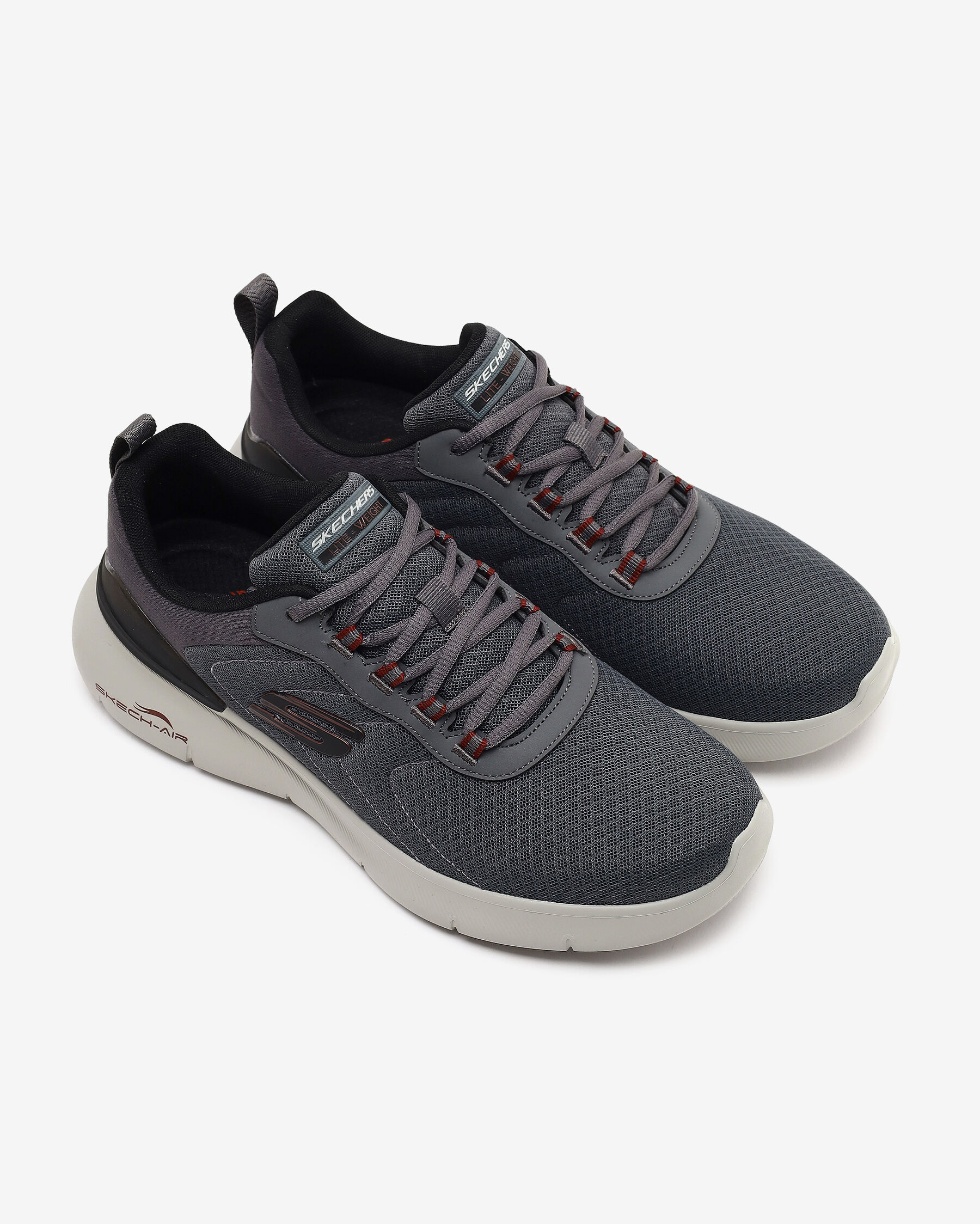 Skech-air Dynamight 2.0 Durron Erkek Gri Spor Ayakkabı 232971TK CCBU