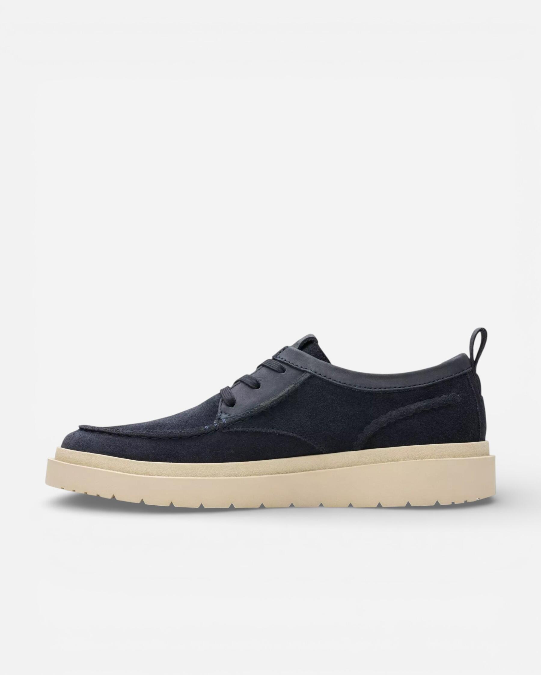 Resim Polden Moc Navy Suede