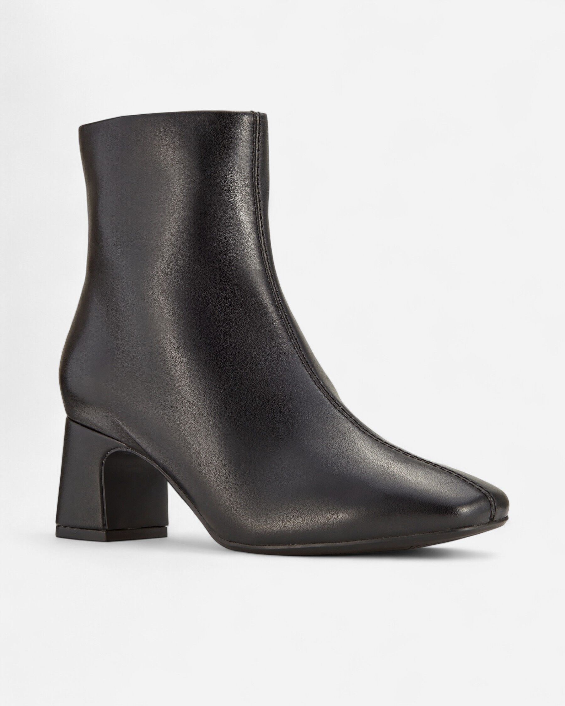 Resim Fernie Zip Black Leather, M; 3