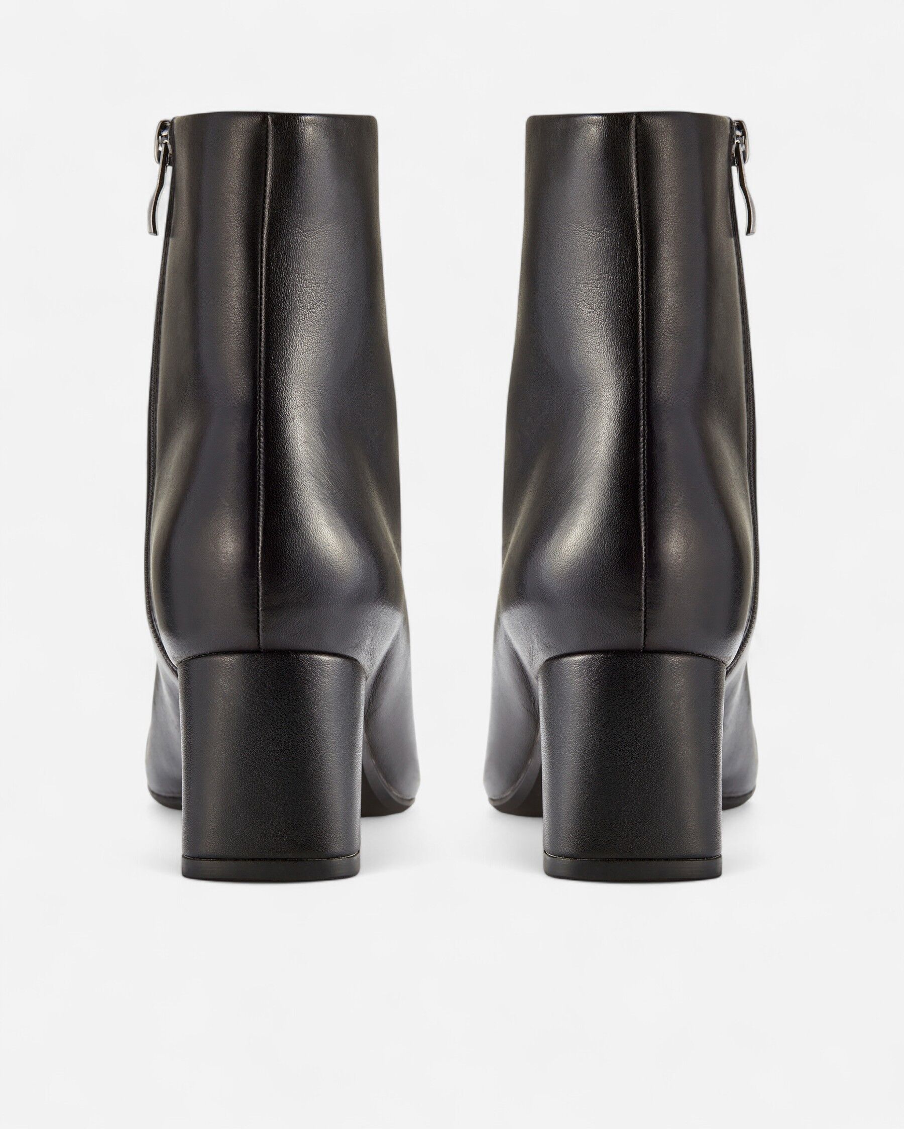 Resim Fernie Zip Black Leather, M; 3