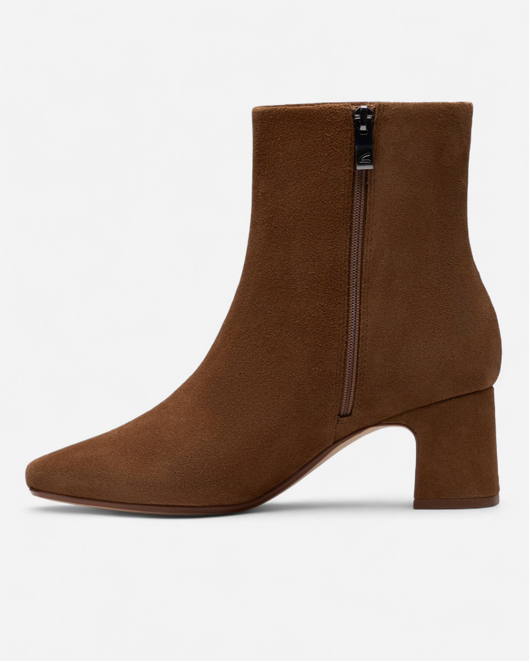 Resim Fernie Zip Walnut Suede, M; 3