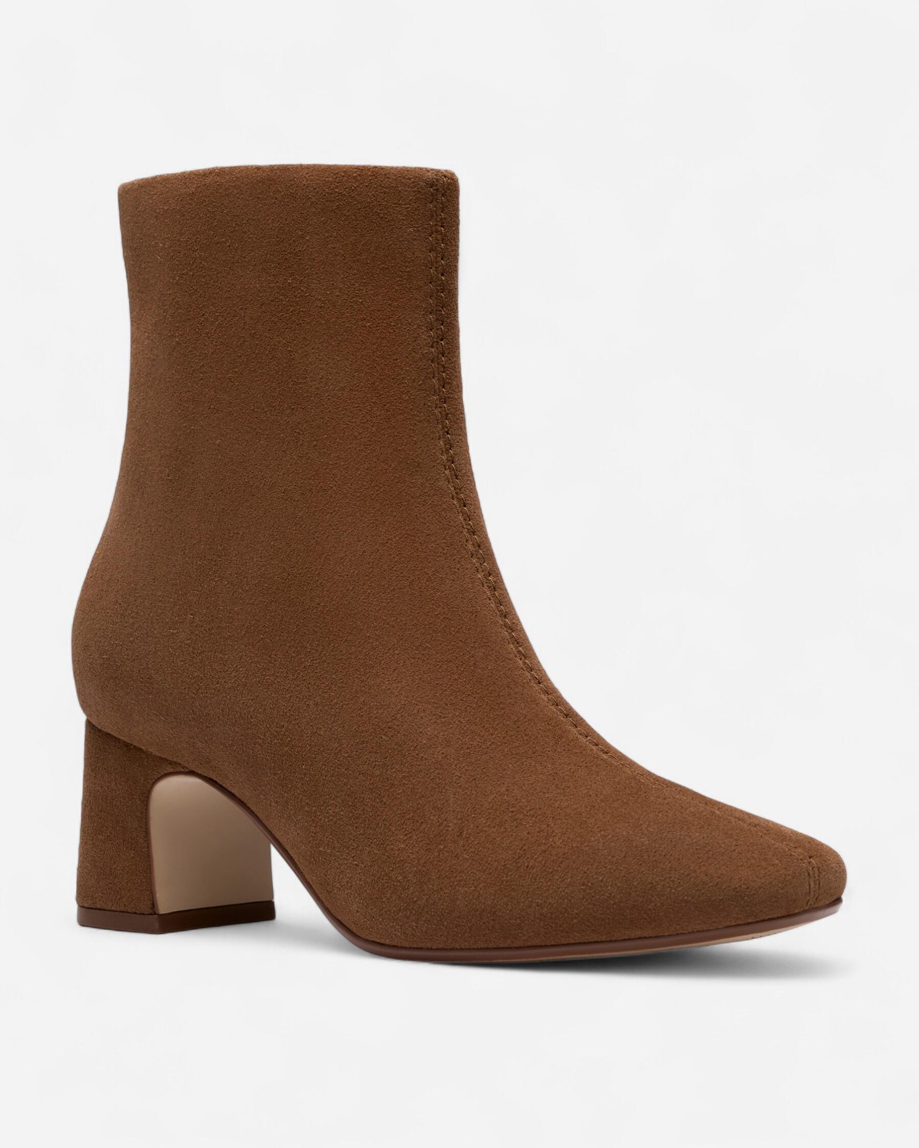 Resim Fernie Zip Walnut Suede, M; 3