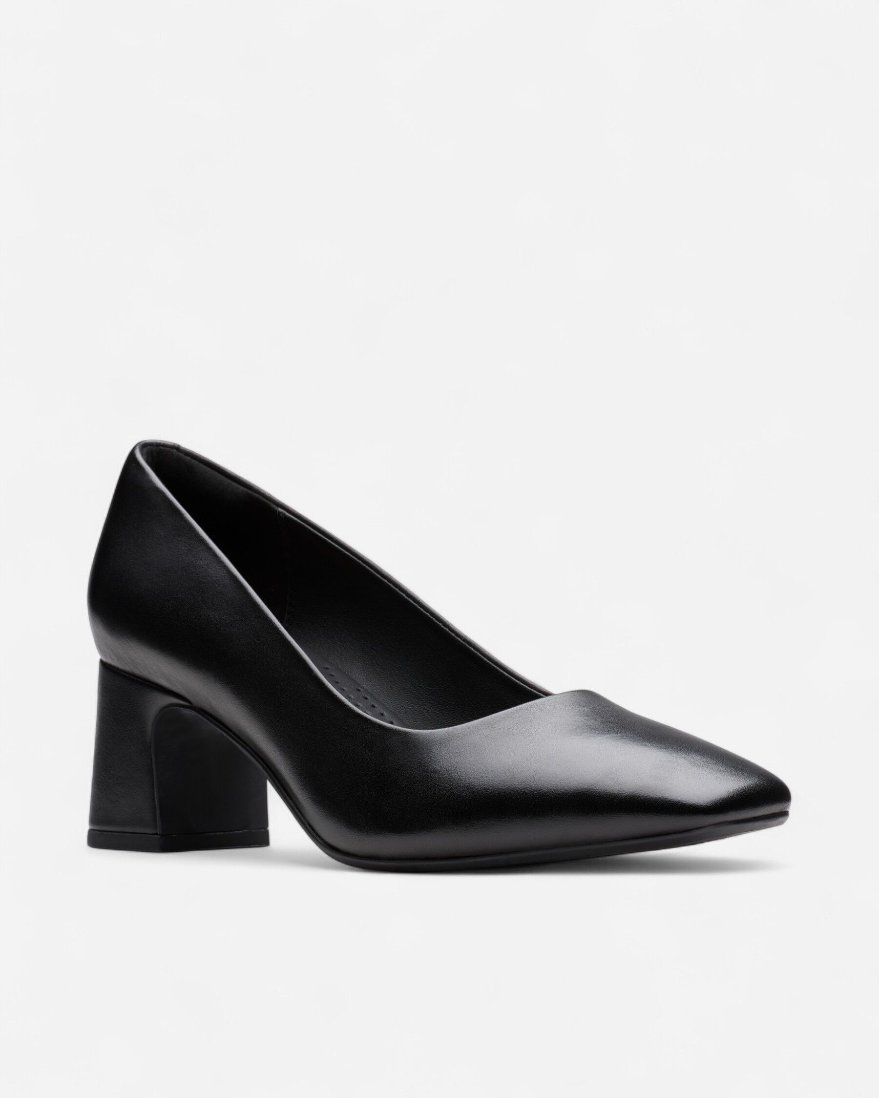 Resim Fernie Court Black Leather, M; 3