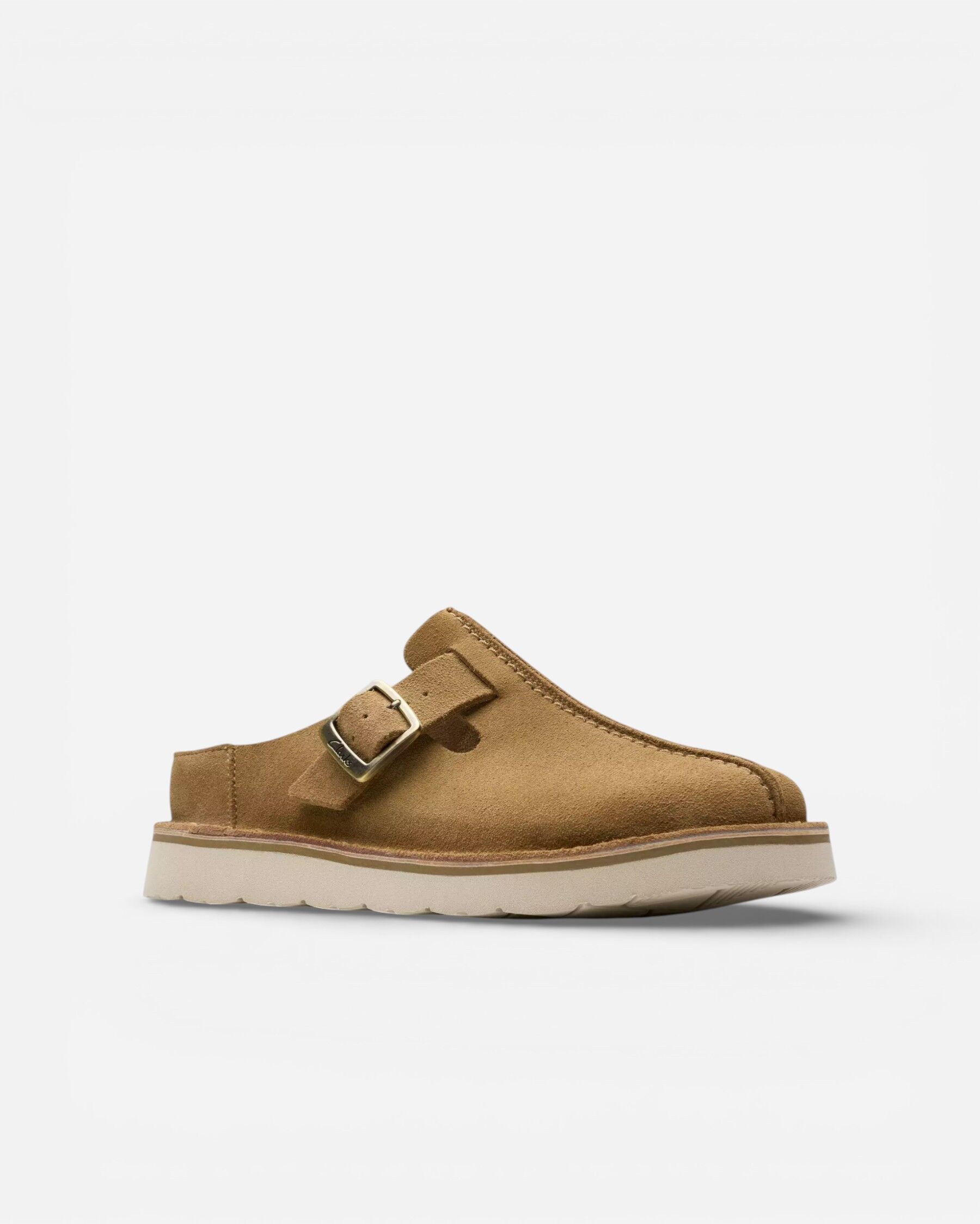 Resim Solsbury Mule. Dark Sand Suede