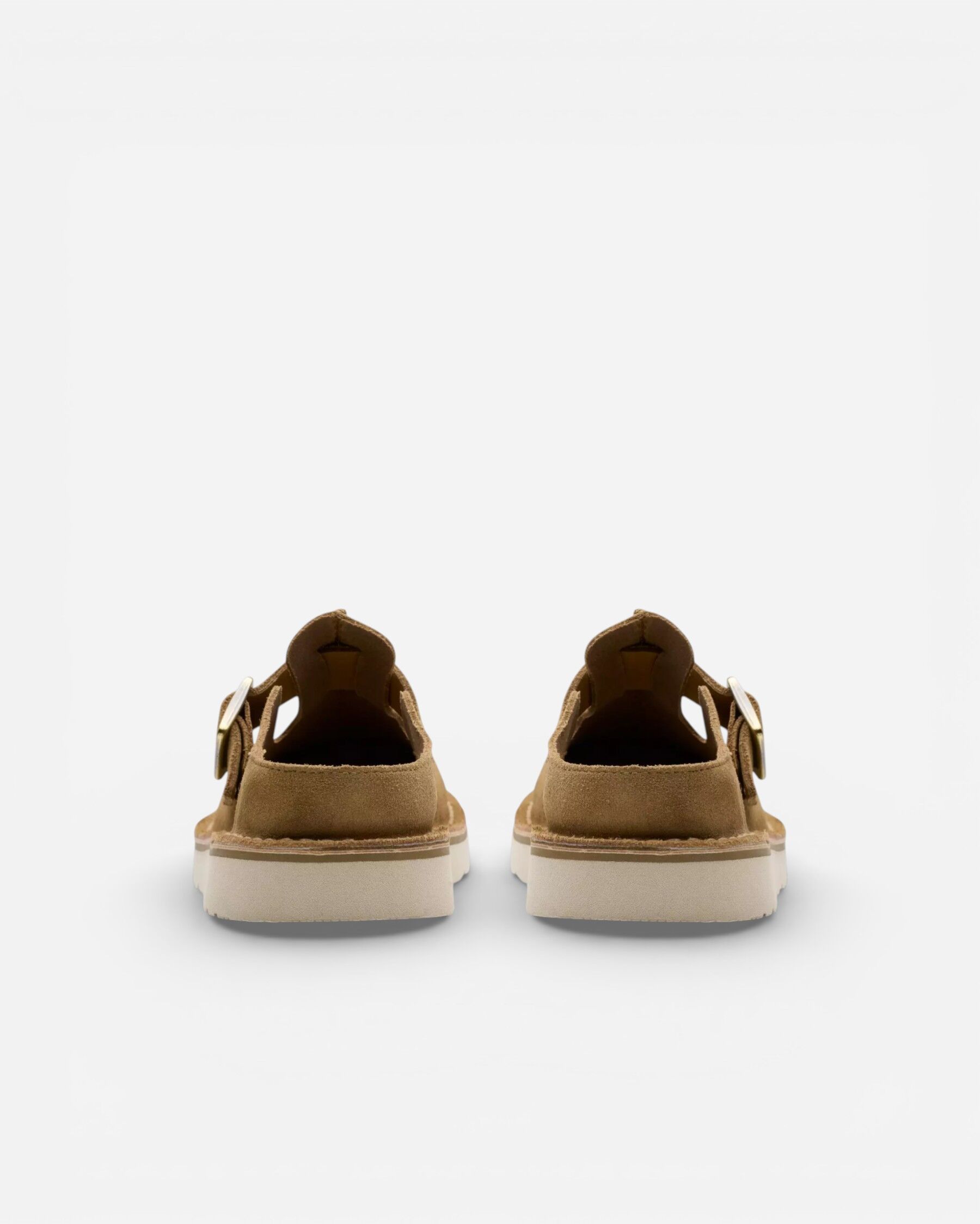 Resim Solsbury Mule. Dark Sand Suede
