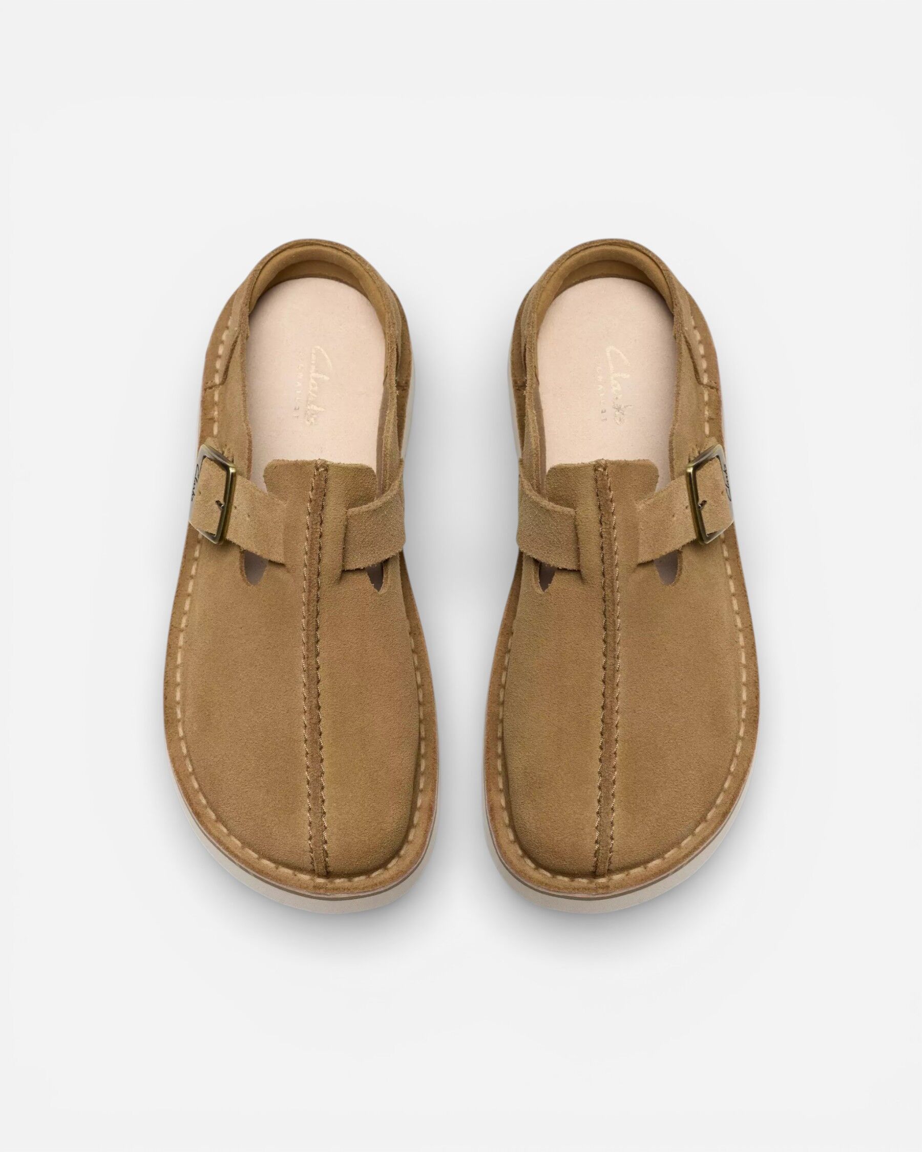 Resim Solsbury Mule. Dark Sand Suede