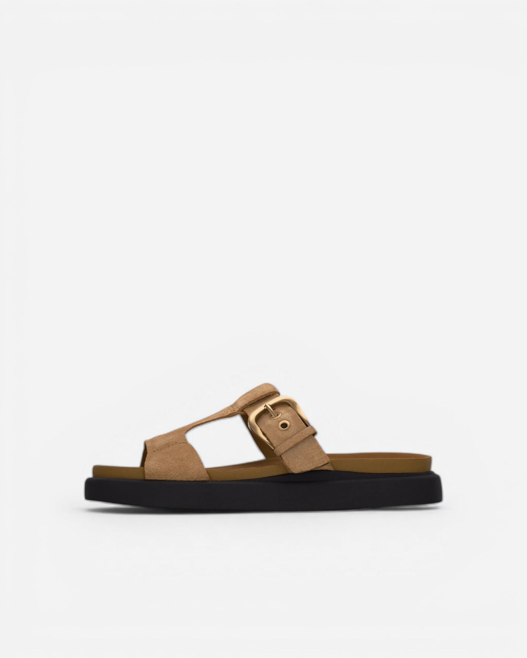 Resim Aristella West Warm Sand Suede