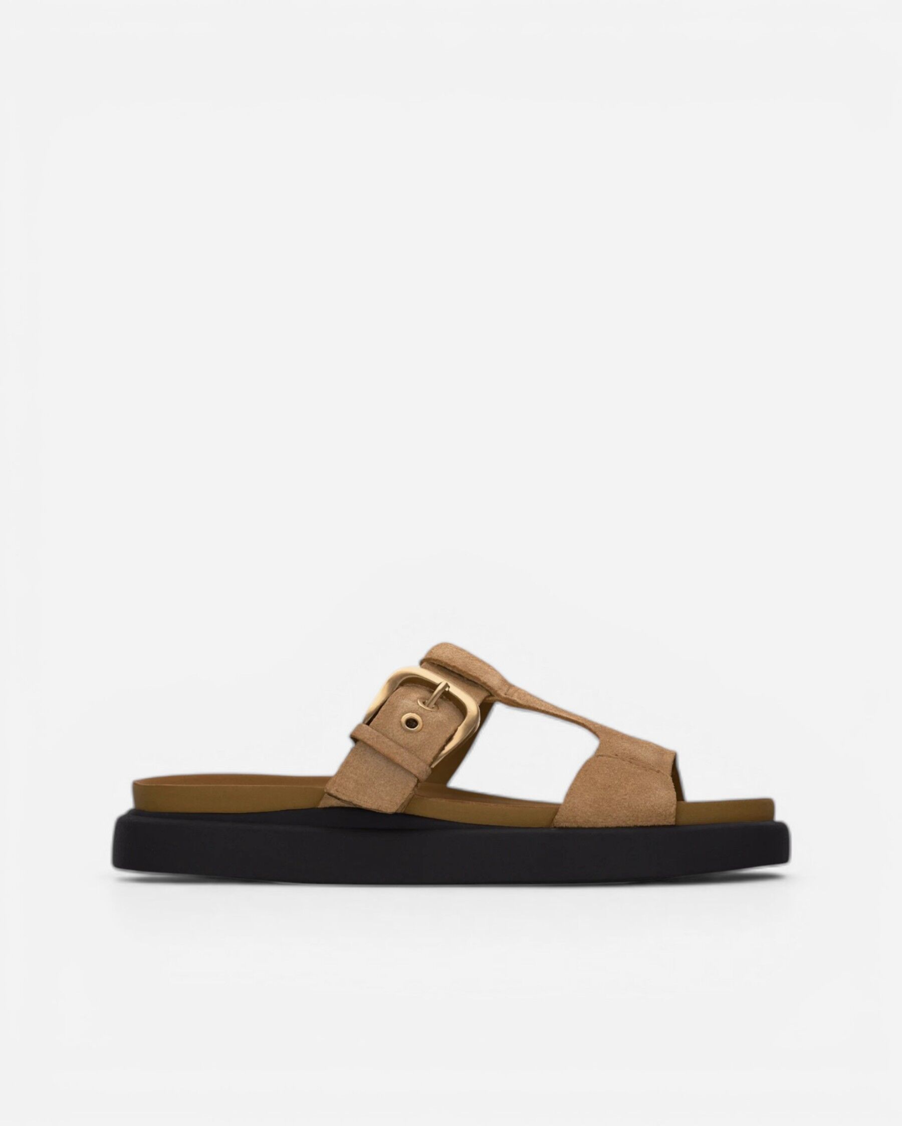 Resim Aristella West Warm Sand Suede