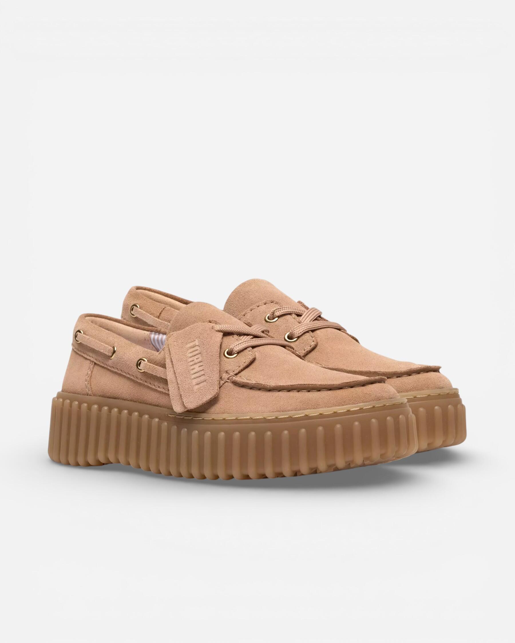 Resim Torhill Boat Beige Suede
