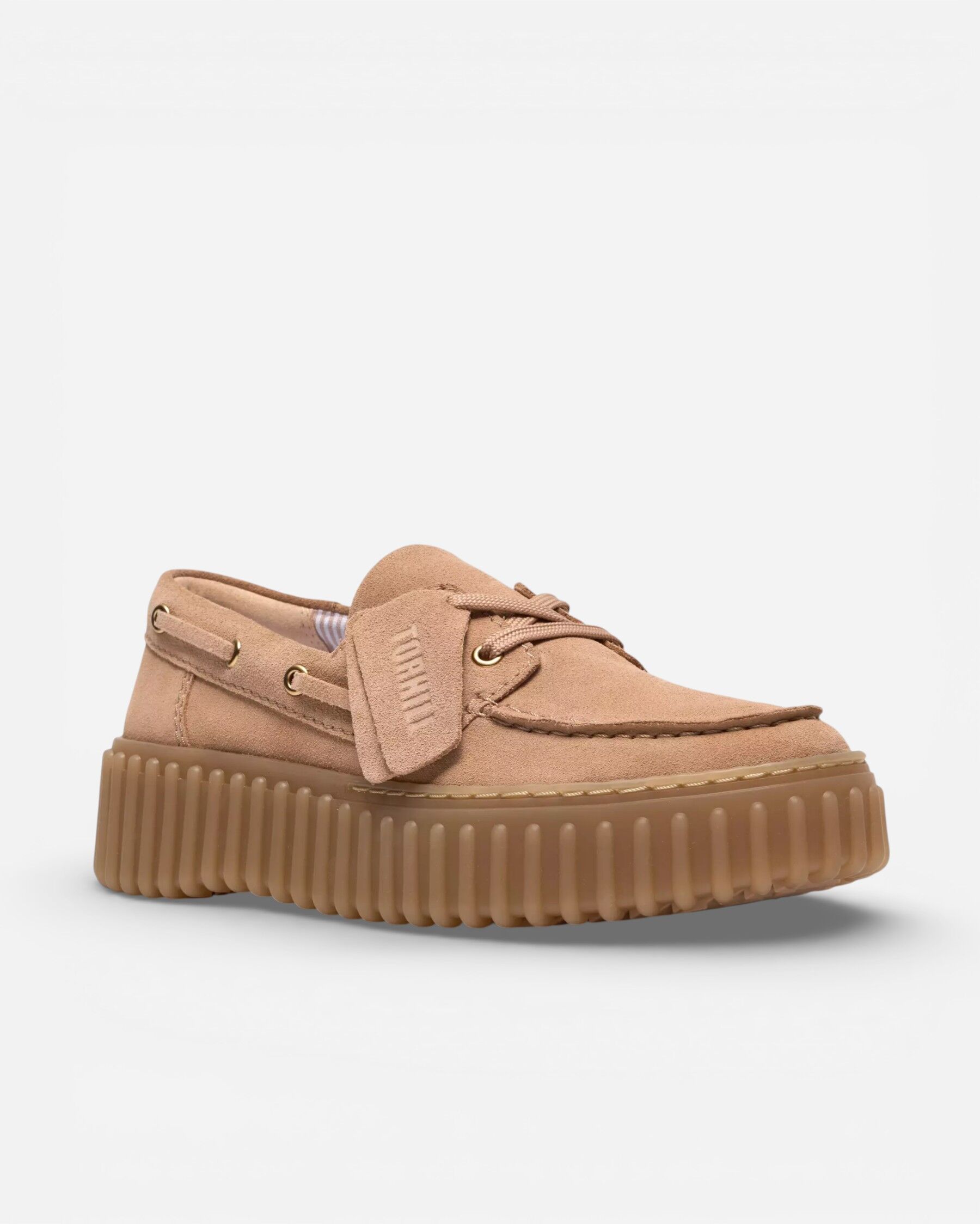 Resim Torhill Boat Beige Suede