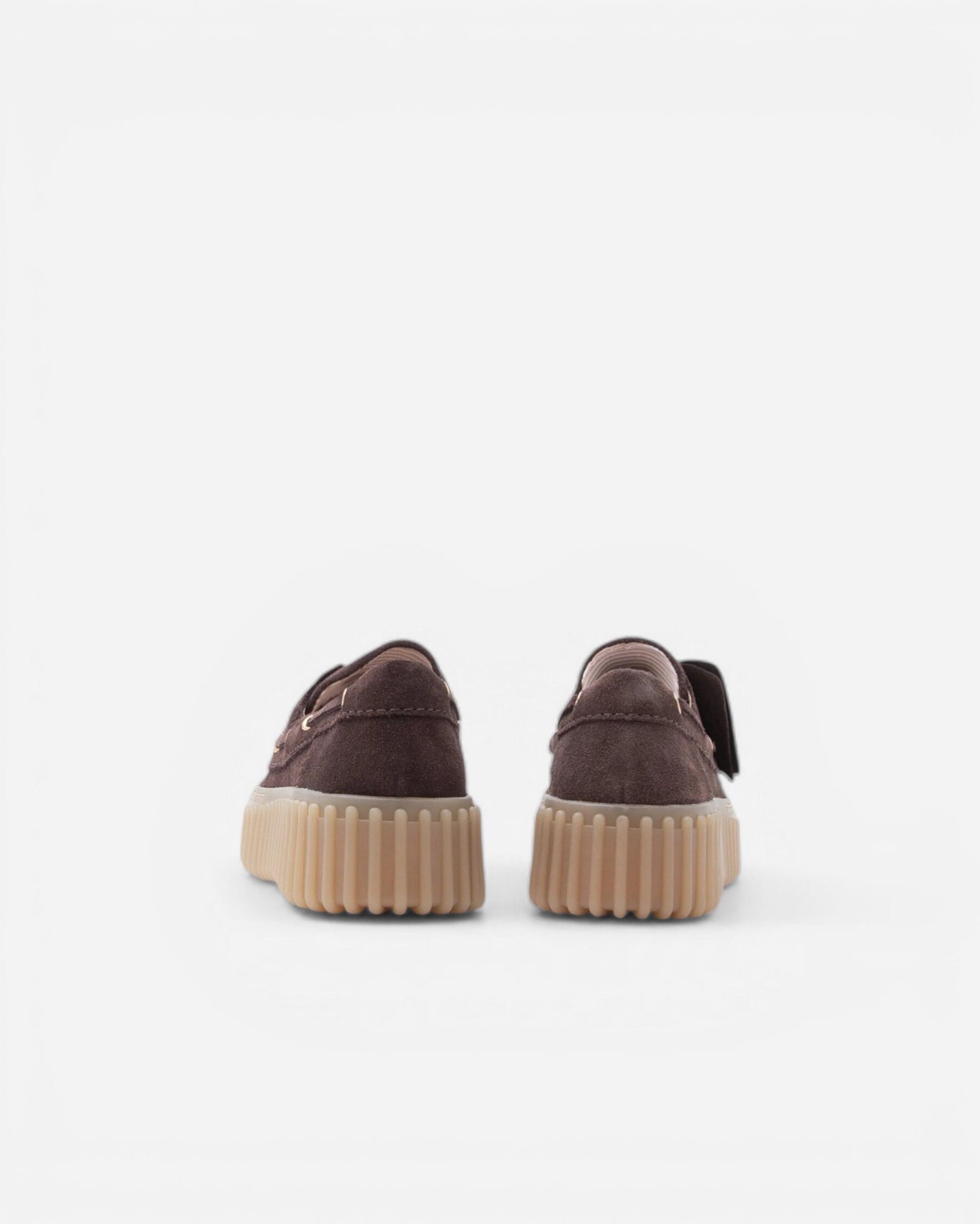 Resim Torhill Boat Dark Brown Suede