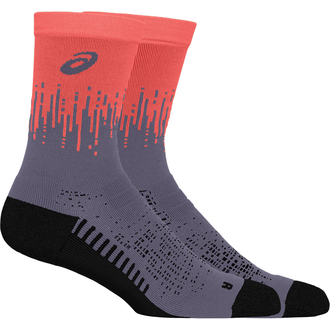 Performance Run Sock Crew Unisex Dark Aubergine/dahlia Koşu Çorabı