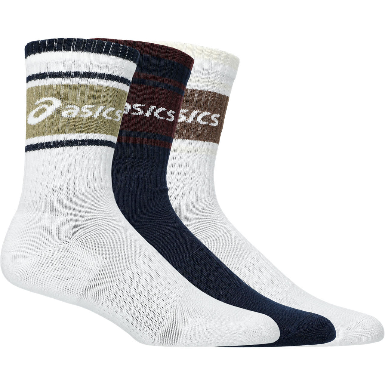 Resim 3 Pack Asics Logo Crew Sock