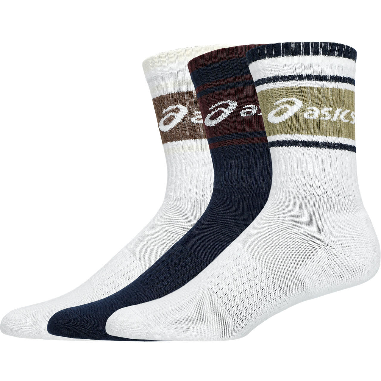 Resim 3 Pack Asics Logo Crew Sock