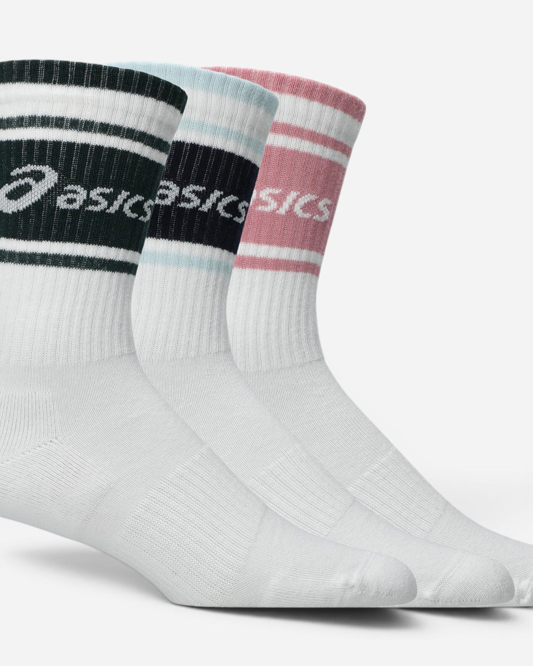 Resim 3 Pack Asics Logo Crew Sock