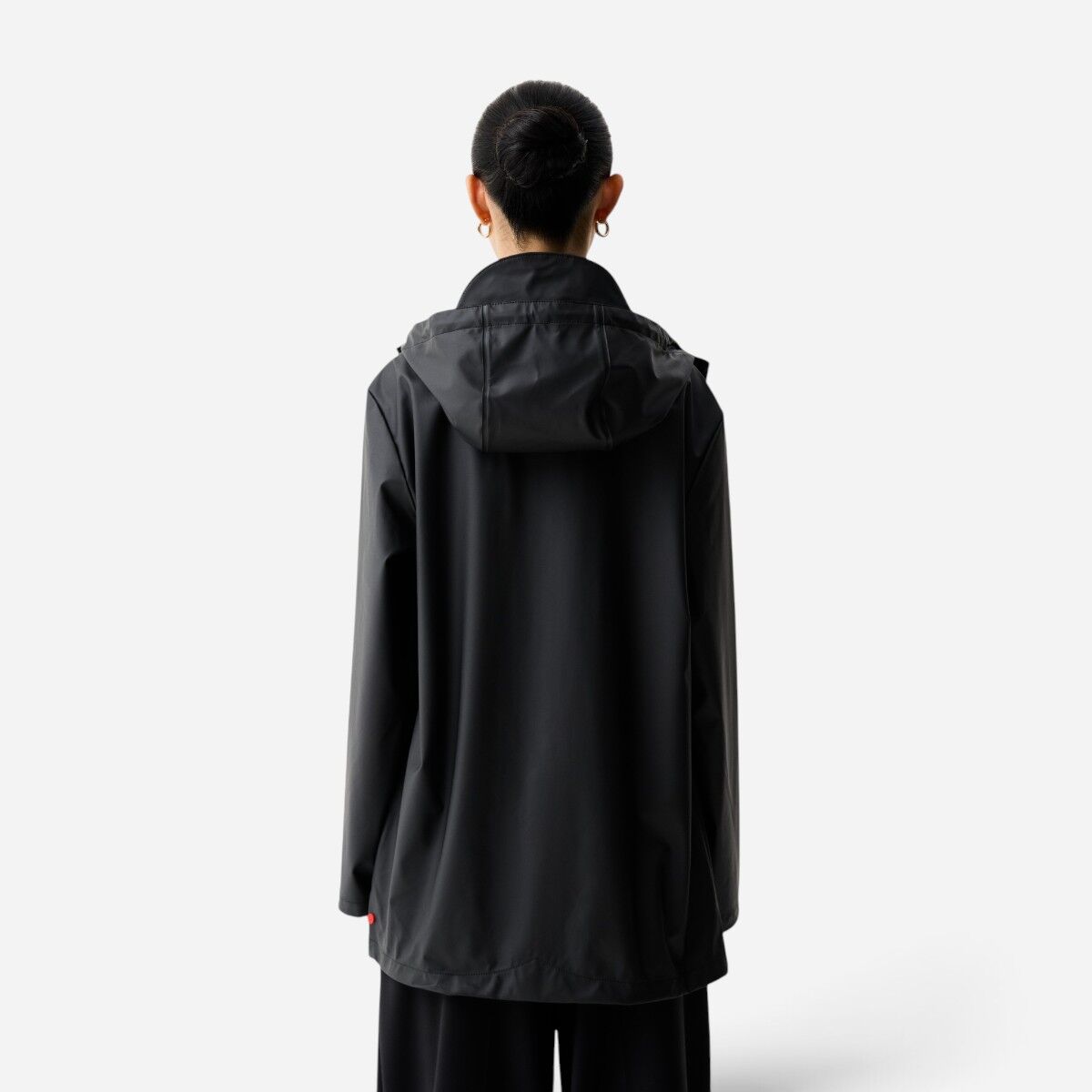 Resim Downpour Jo Unisex Siyah Yağmurluk