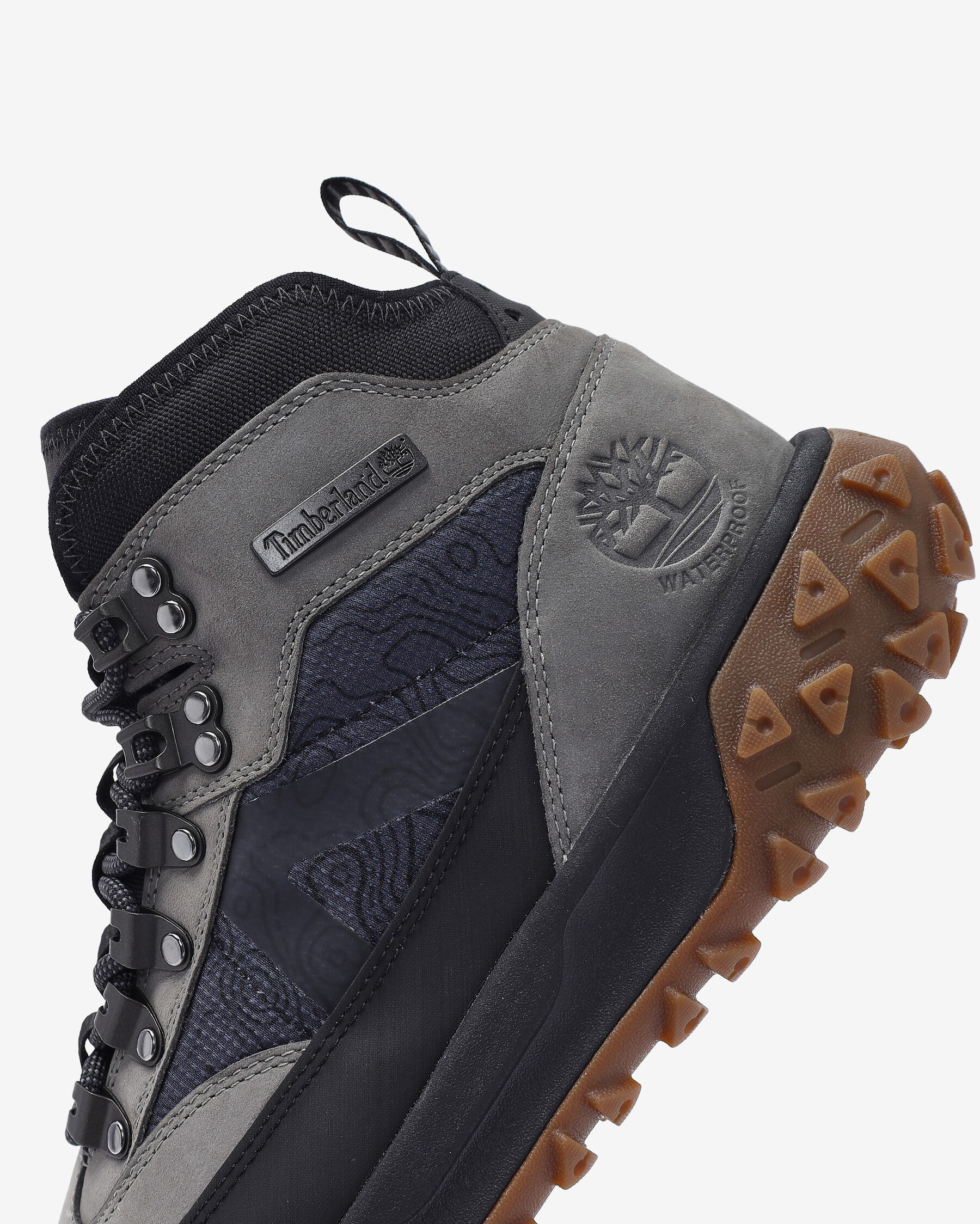 Greenstride Motion 6 Mid Lace Up Waterproof Boot Erkek Gri Bot