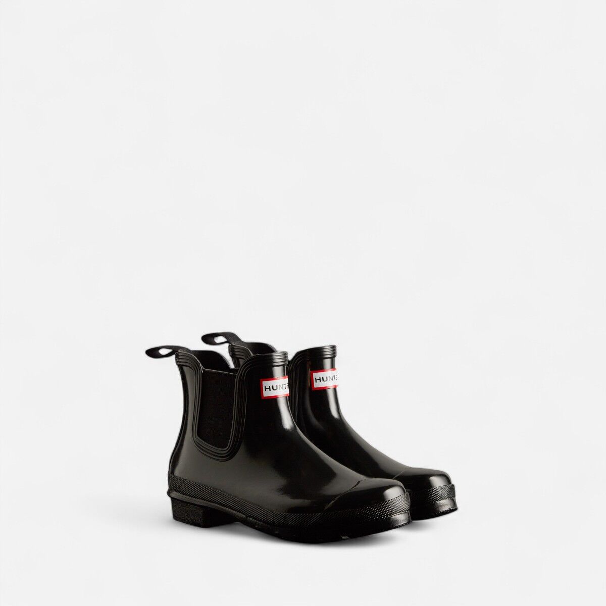 Womens Original Gloss Chelsea Boot Kadın Siyah Kısa Bot WFS2078RGL-BLK