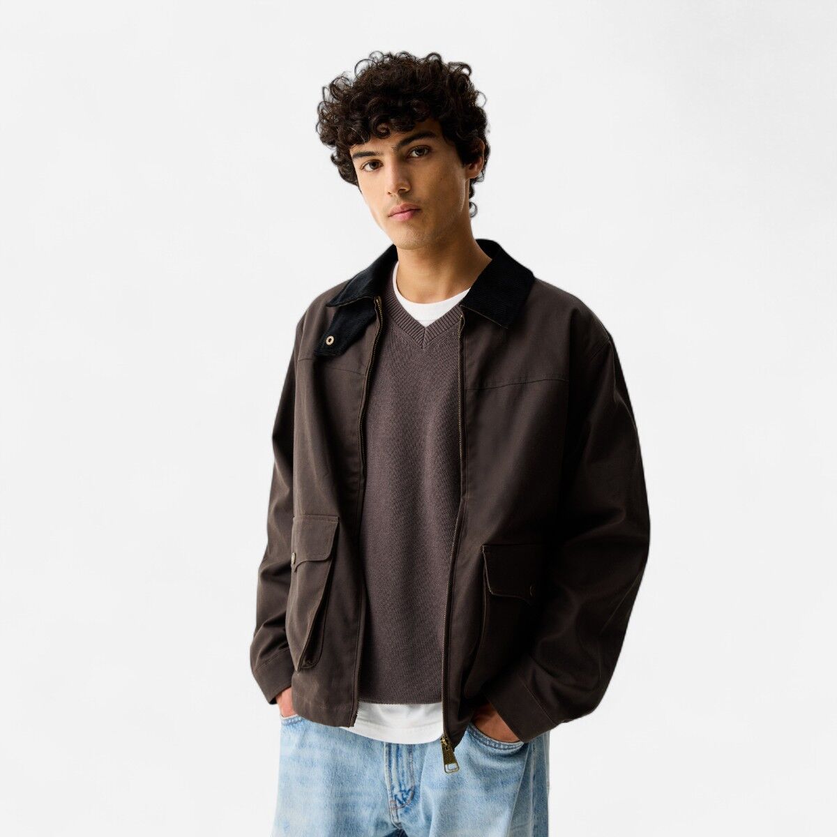Resim Duggan Oversized Waxed Jacket