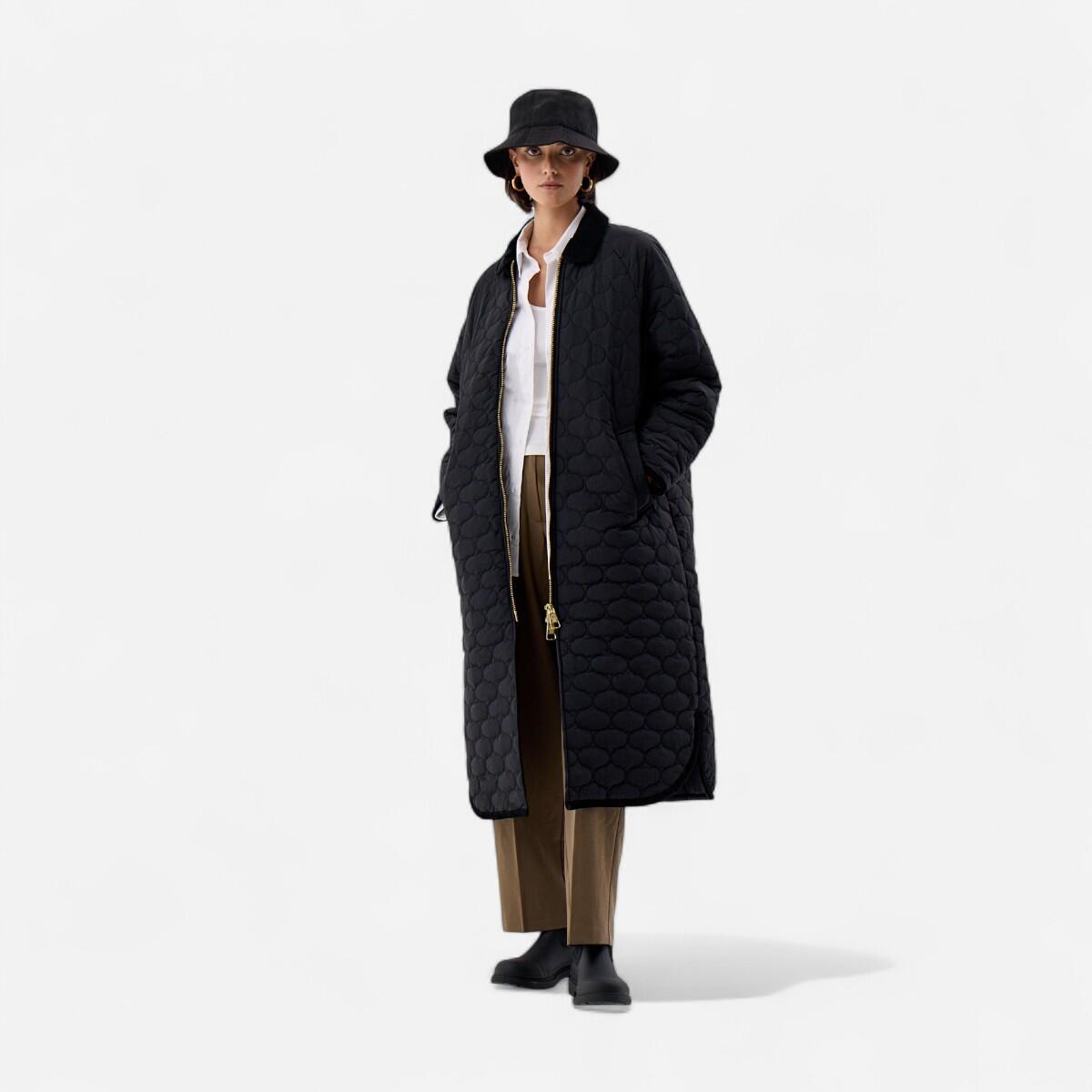 Resim Fionn Long Quilted Jacket