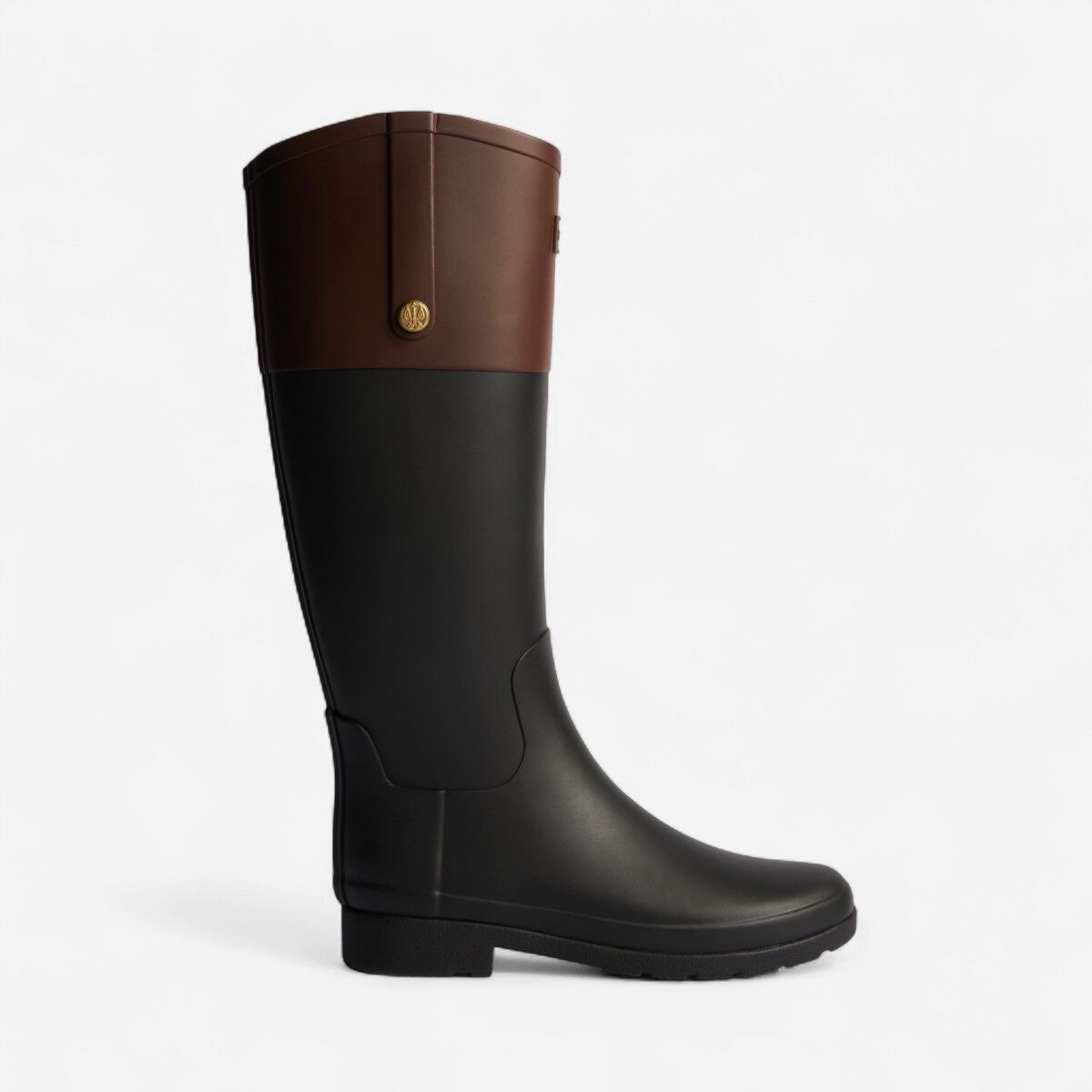 Resim Womens Refined Gold Trim Riding Boot