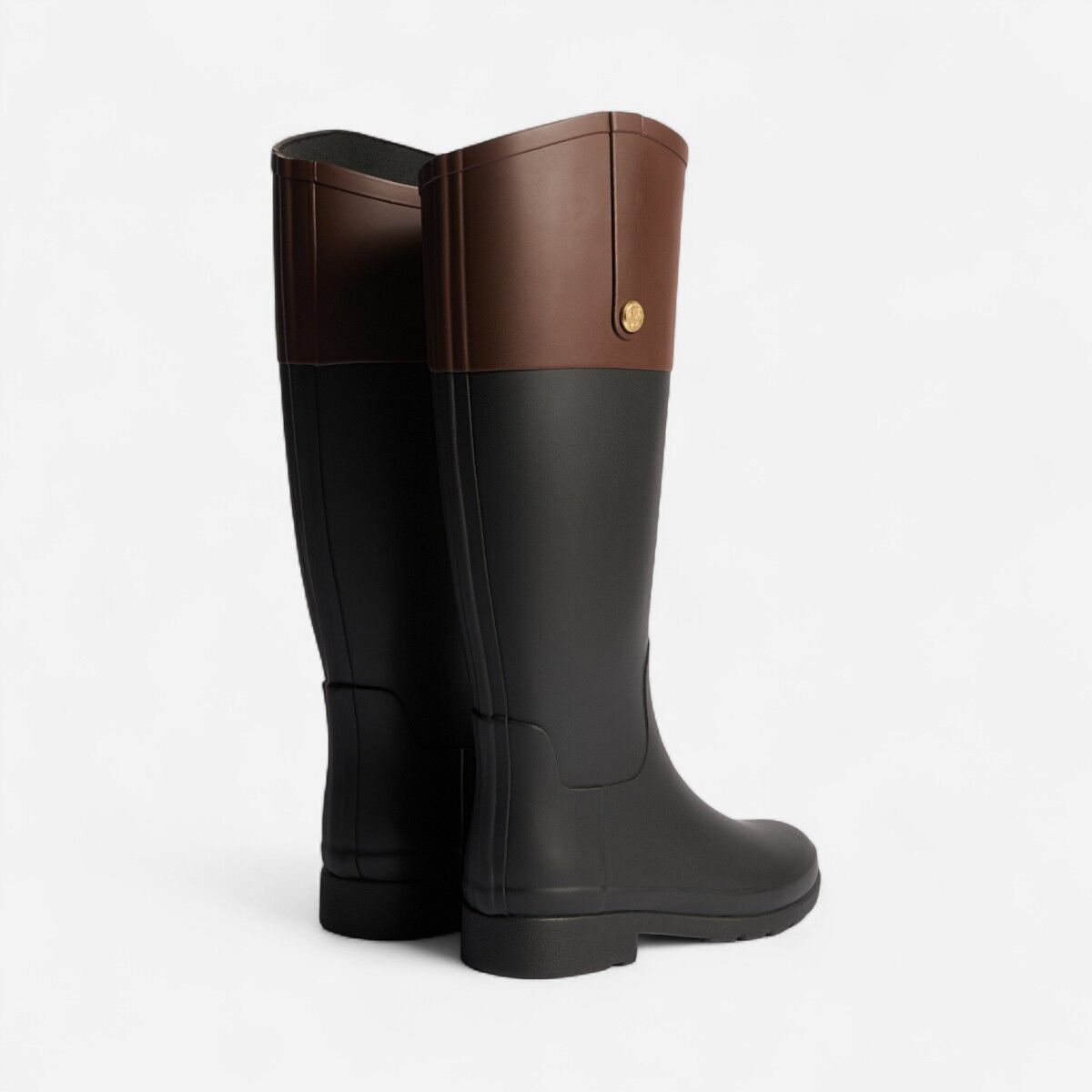 Resim Womens Refined Gold Trim Riding Boot
