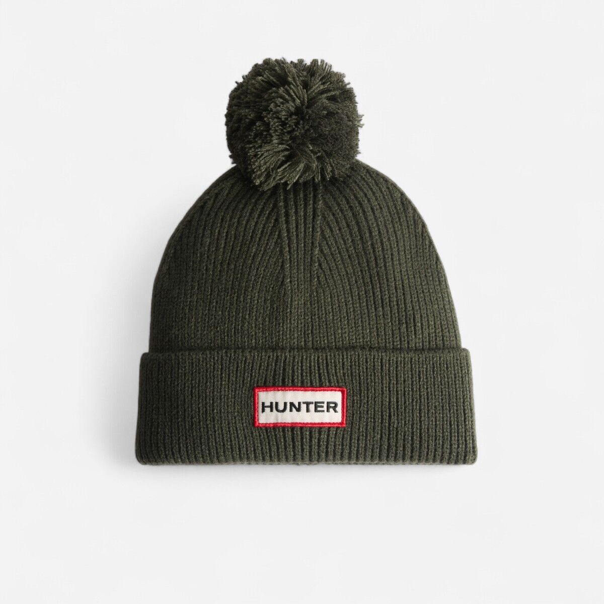 Resim Anagach Ribbed Pom Beanie/gloves Box Set
