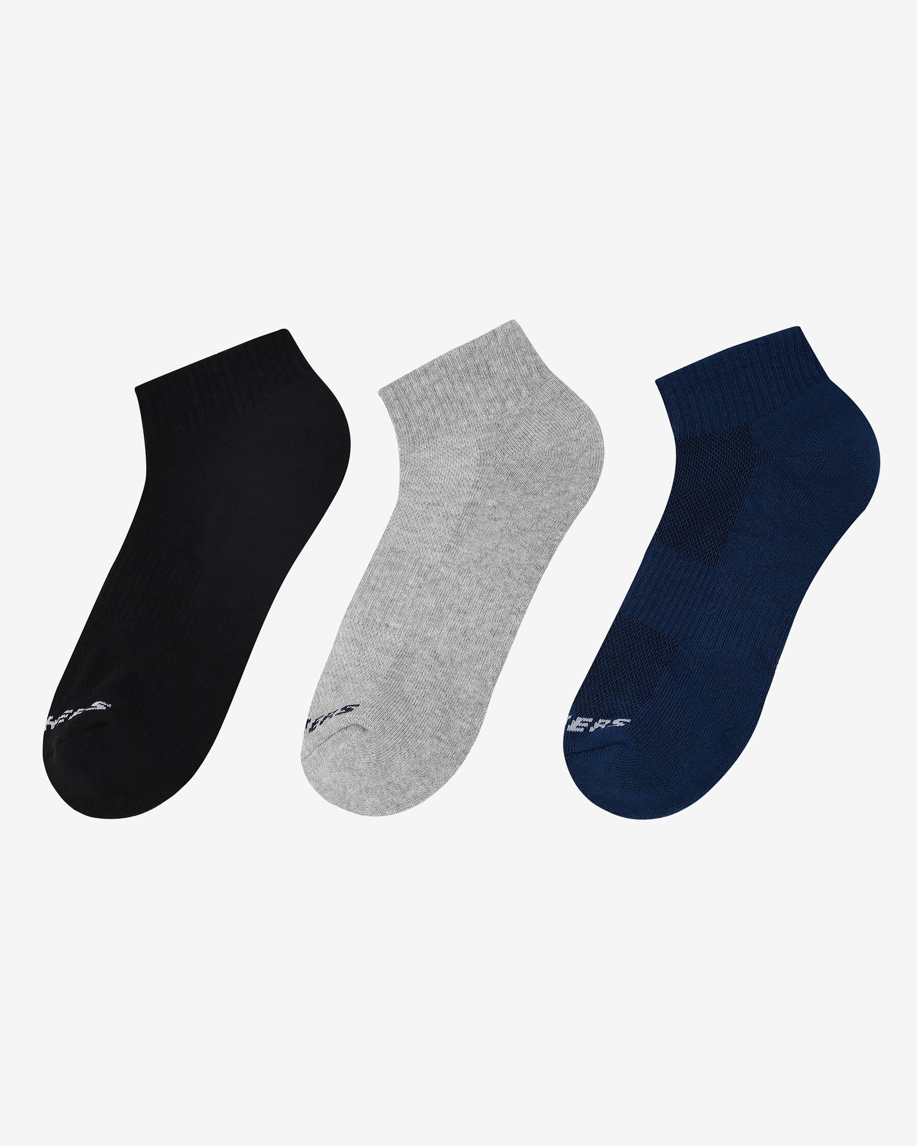 Resim 3'Lu Unisex Yarim Taban Destekli Quarter Crew Corap
