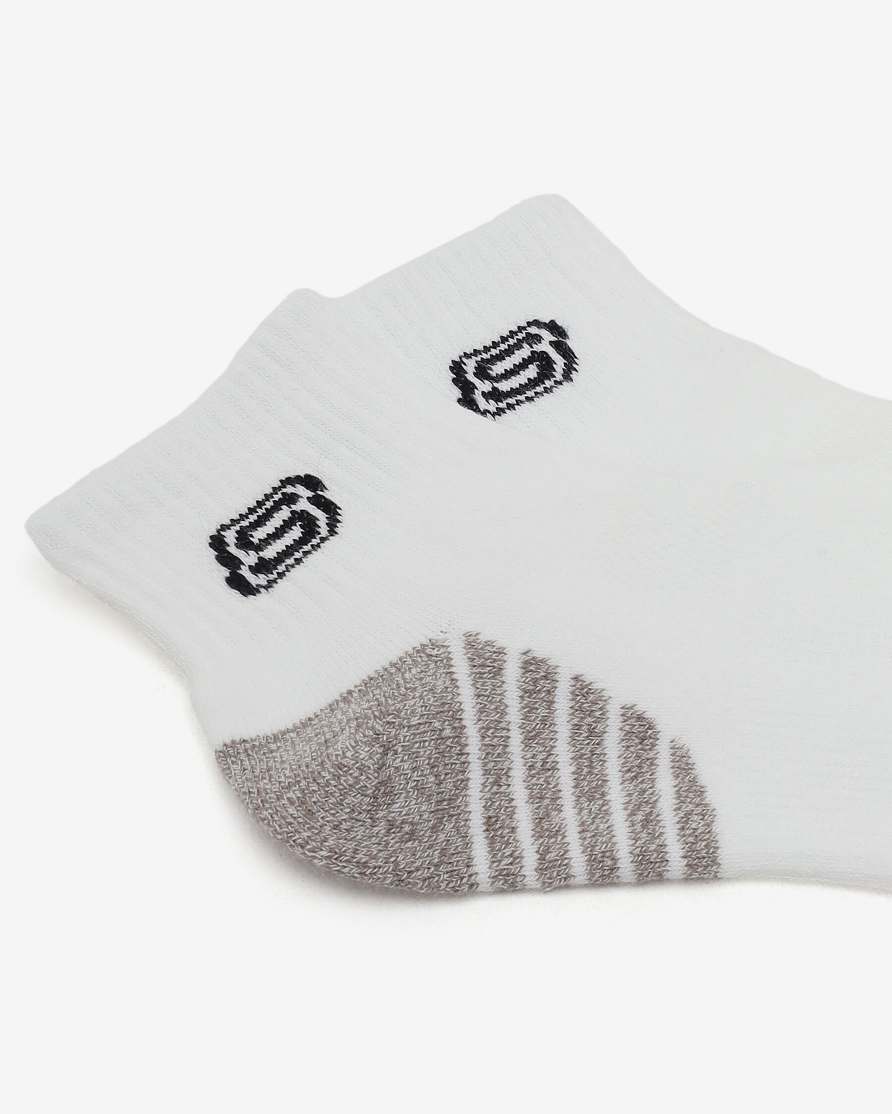 Resim 3'Lu Unisex Yarim Taban Destekli Quarter Crew Corap