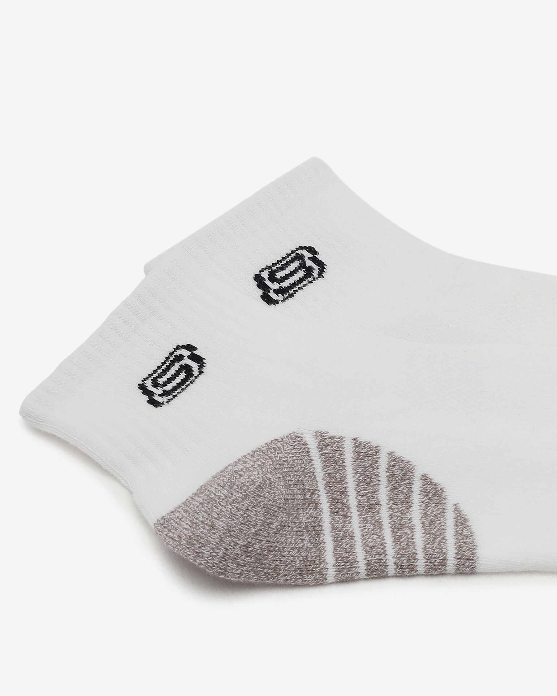 Resim 3'Lu Unisex Yarim Taban Destekli Quarter Crew Corap