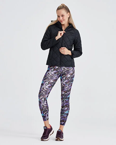 Resim W Capitone Hooded Jacket