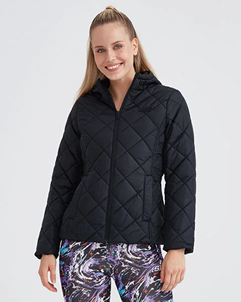 Resim W Capitone Hooded Jacket