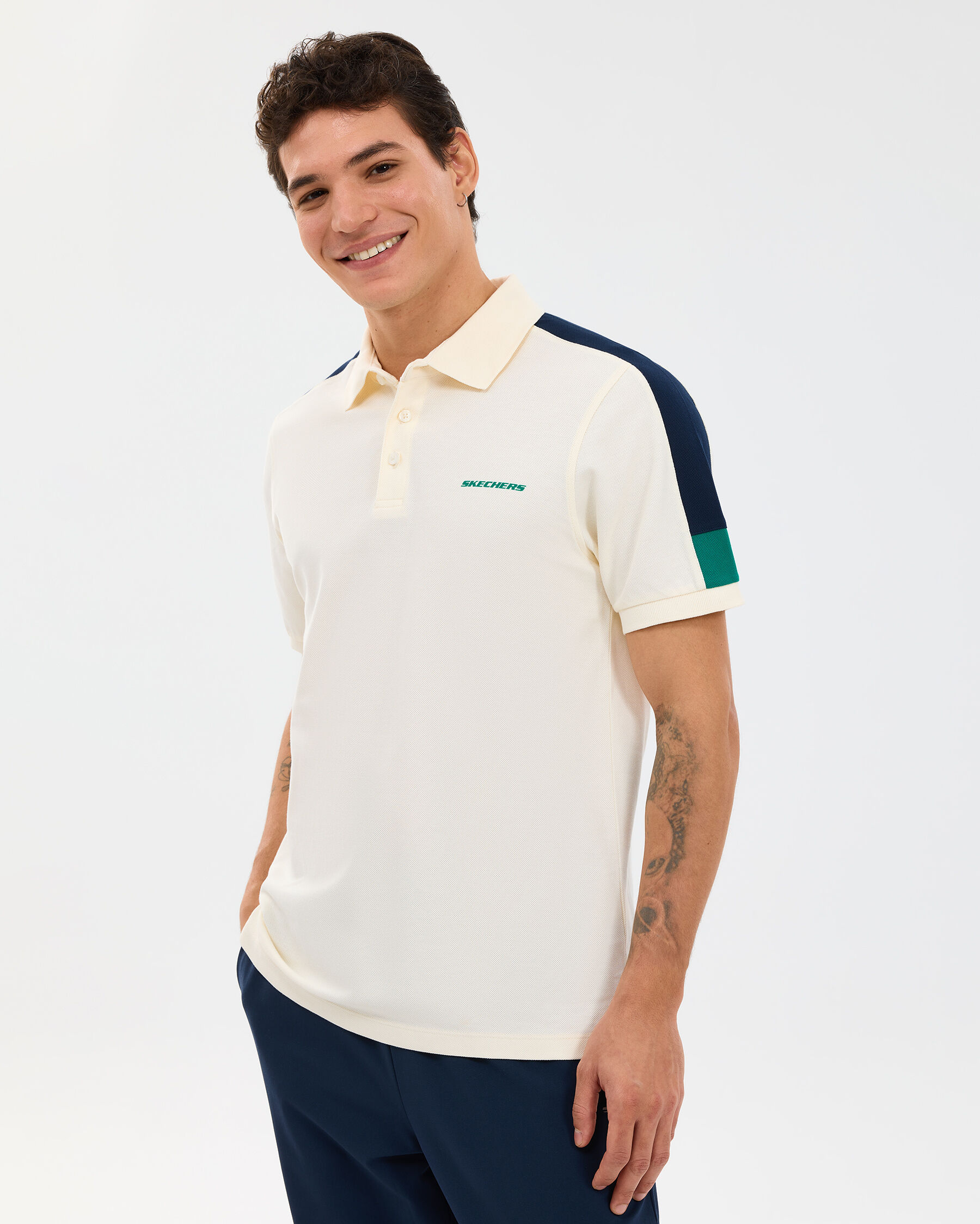 Resim M Color Block Detail Polo
