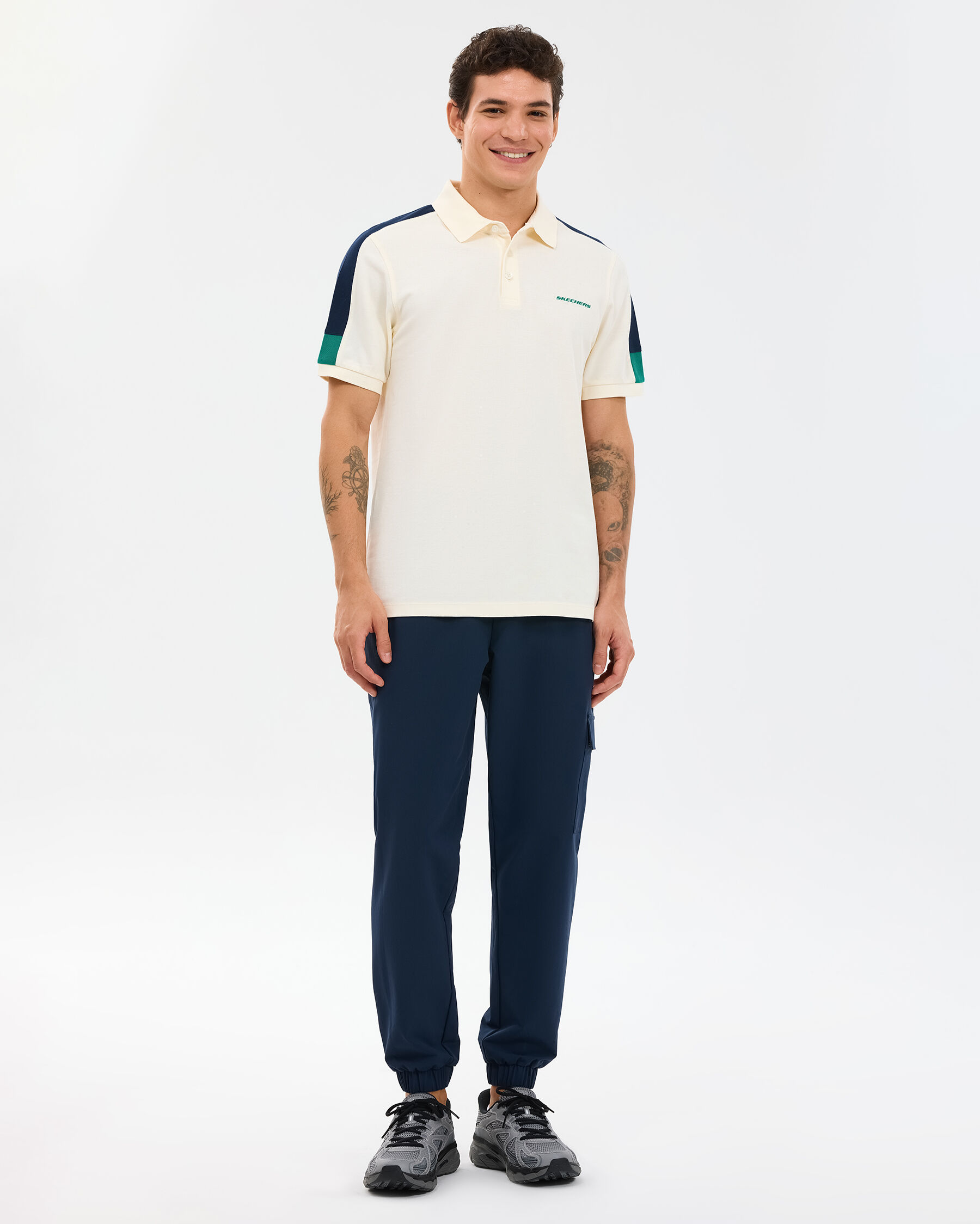 Resim M Color Block Detail Polo