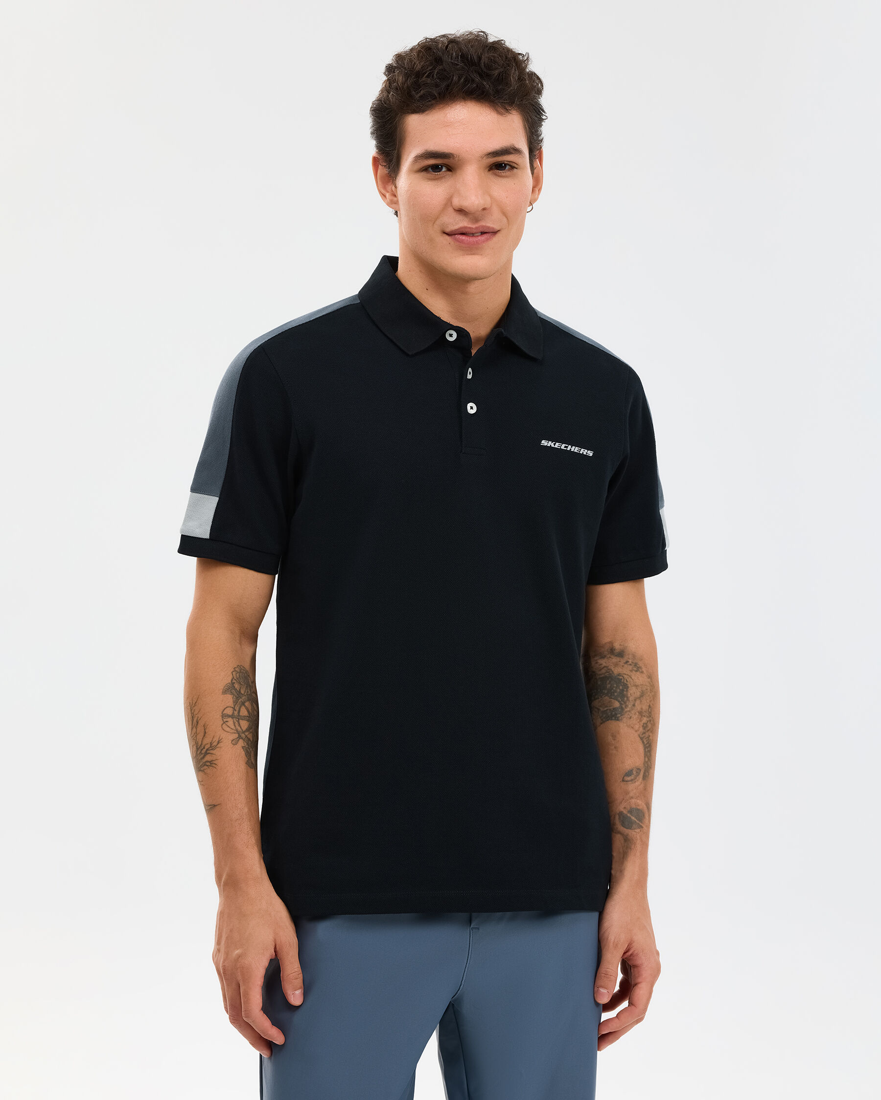 Resim M Color Block Detail Polo