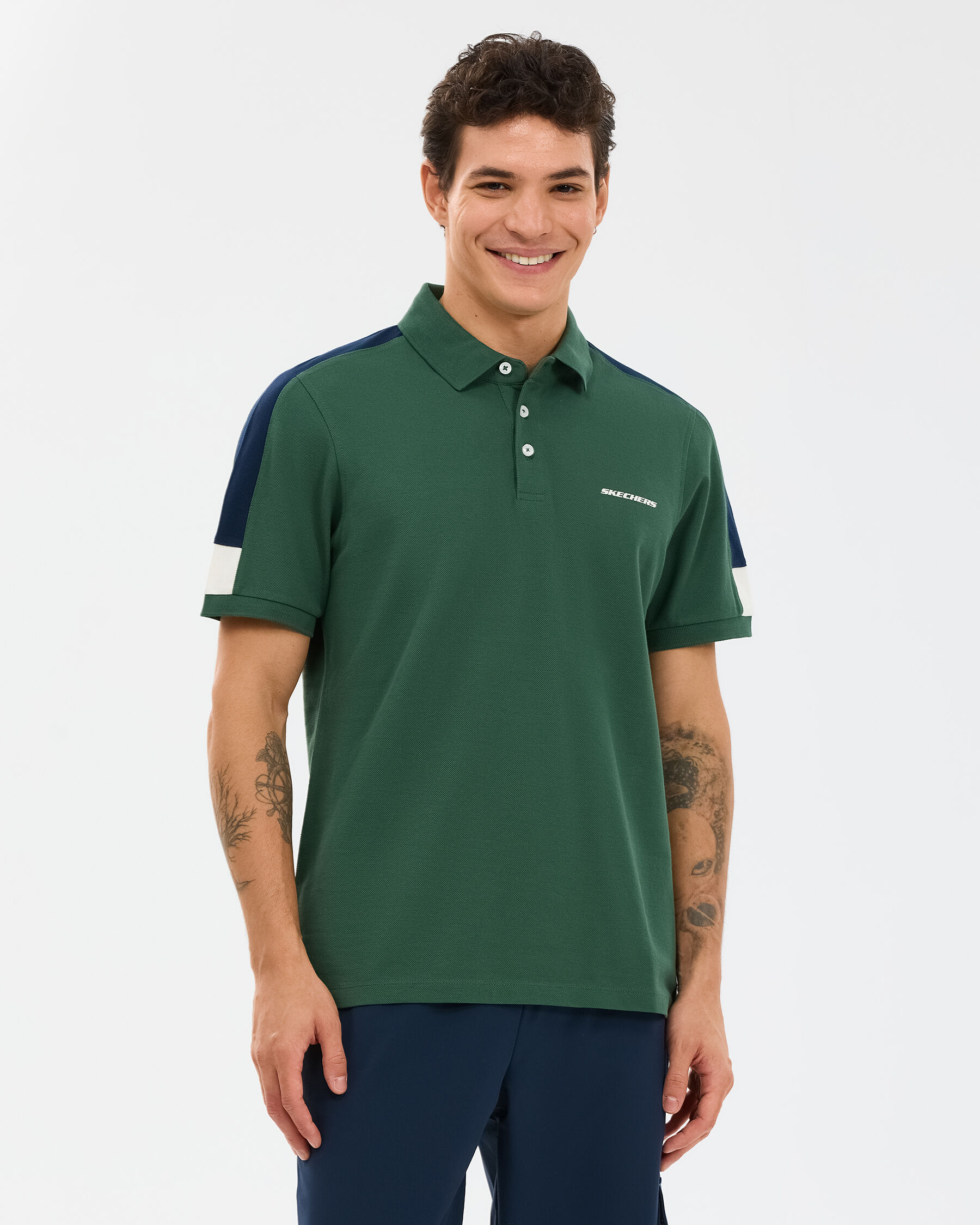 Resim M Color Block Detail Polo