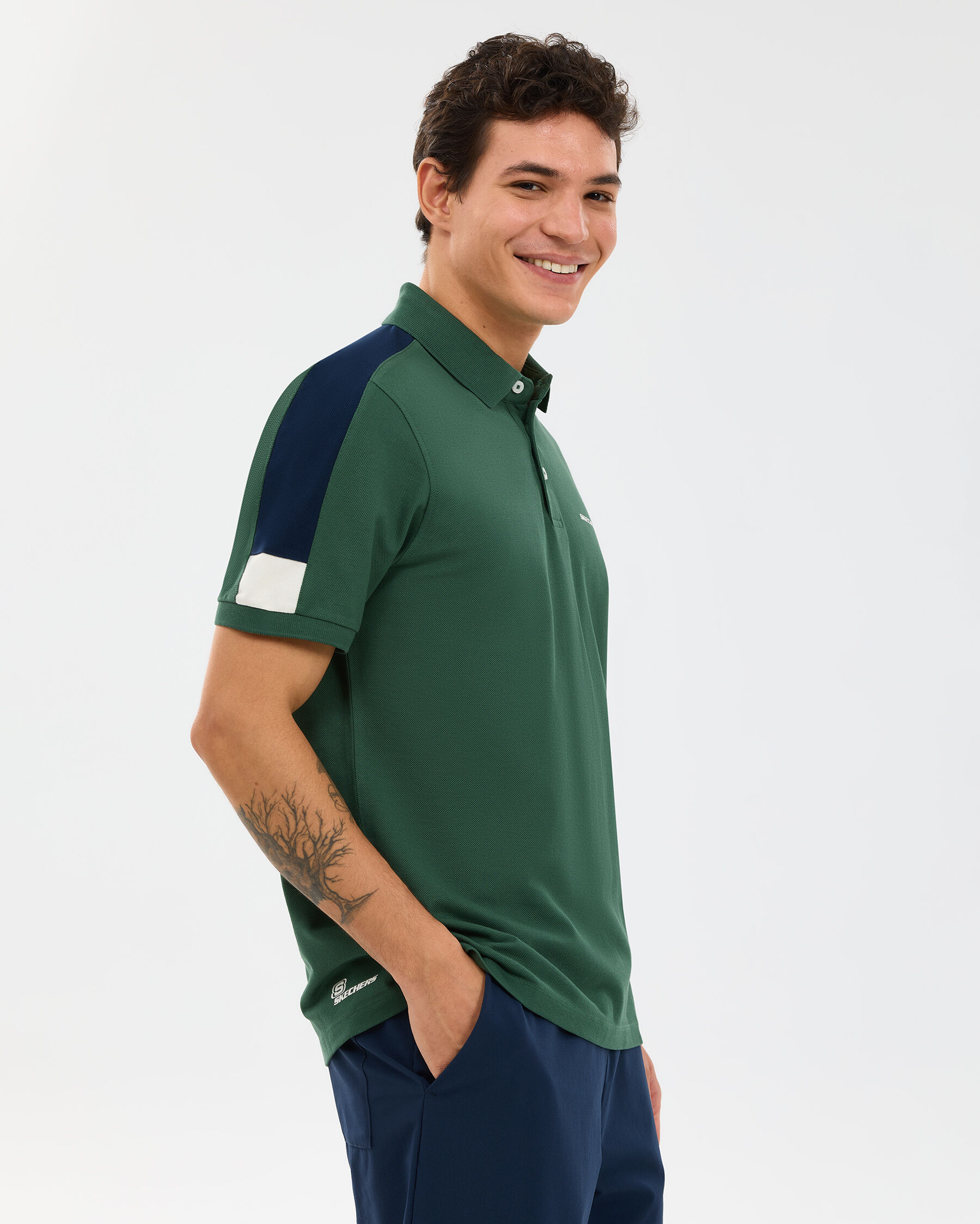 Resim M Color Block Detail Polo