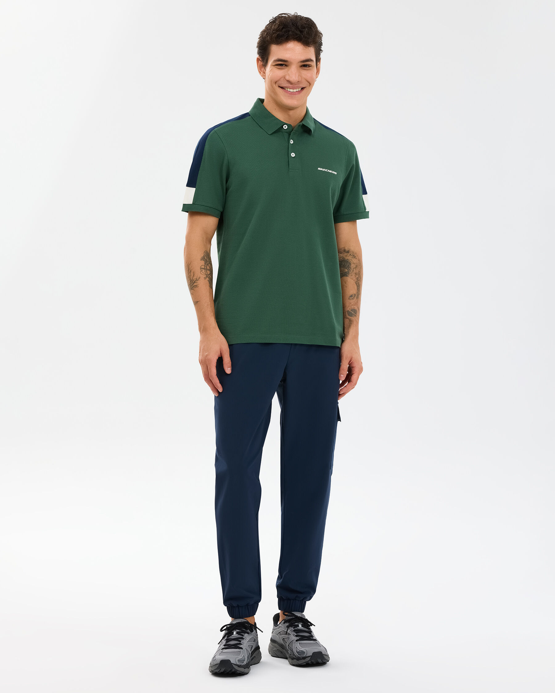 Resim M Color Block Detail Polo