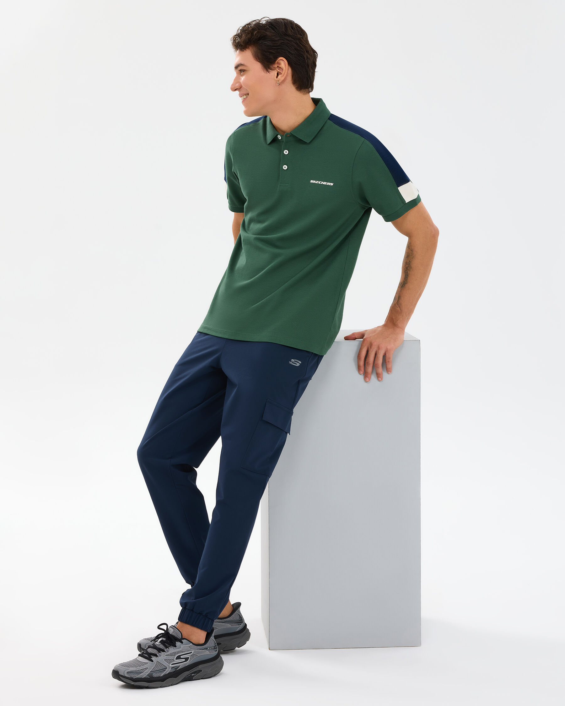 Resim M Color Block Detail Polo